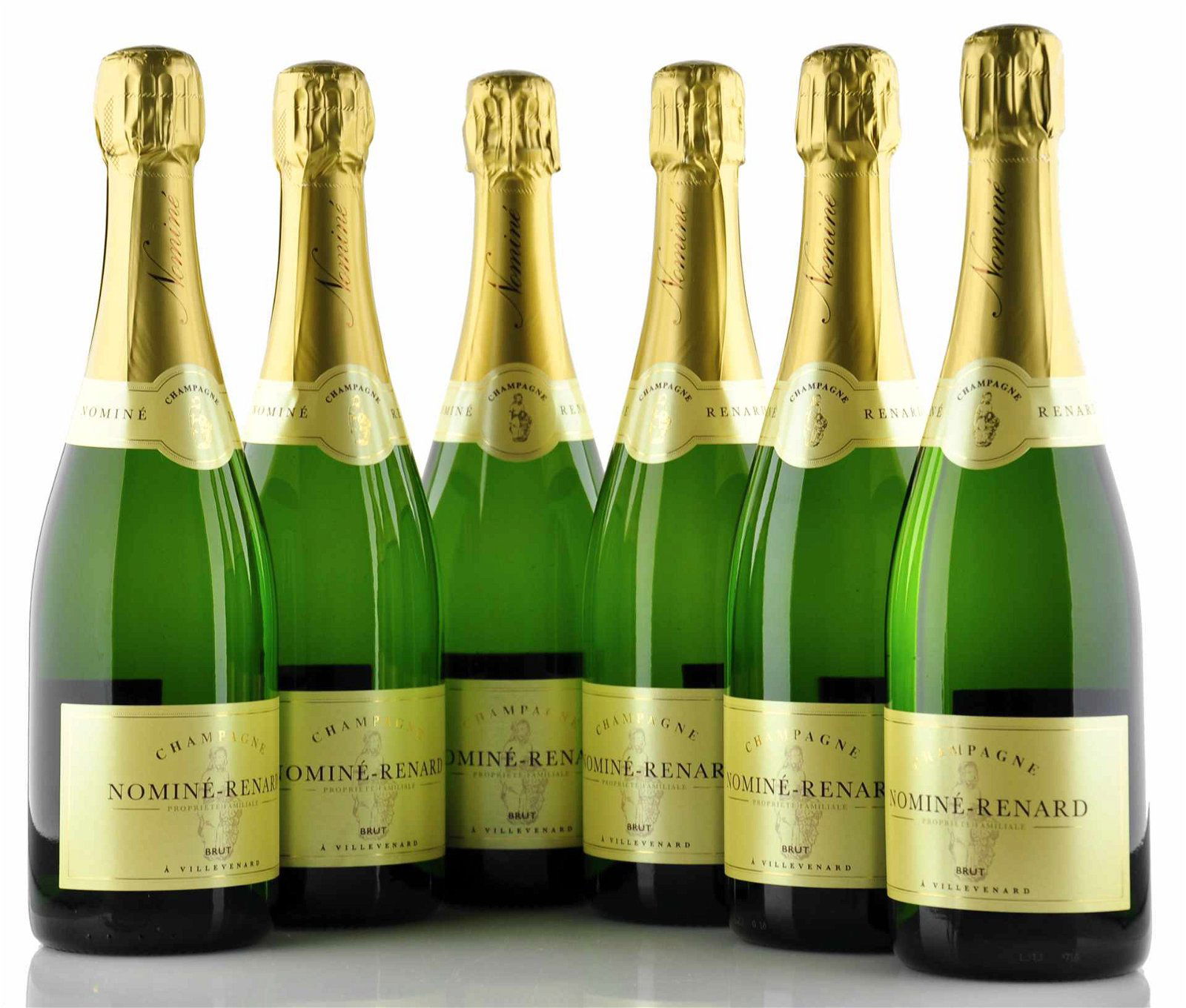 6 X Nominé Renard Champagner Brut