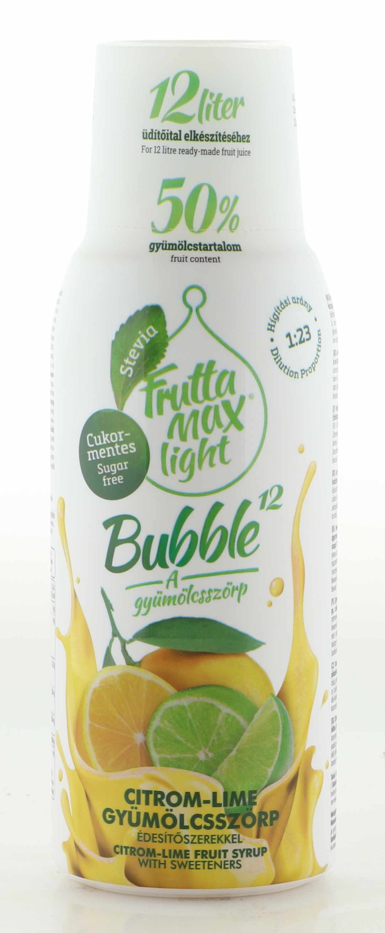 Frutta Max Light Bubble Zitronen- & Limetten Sirup