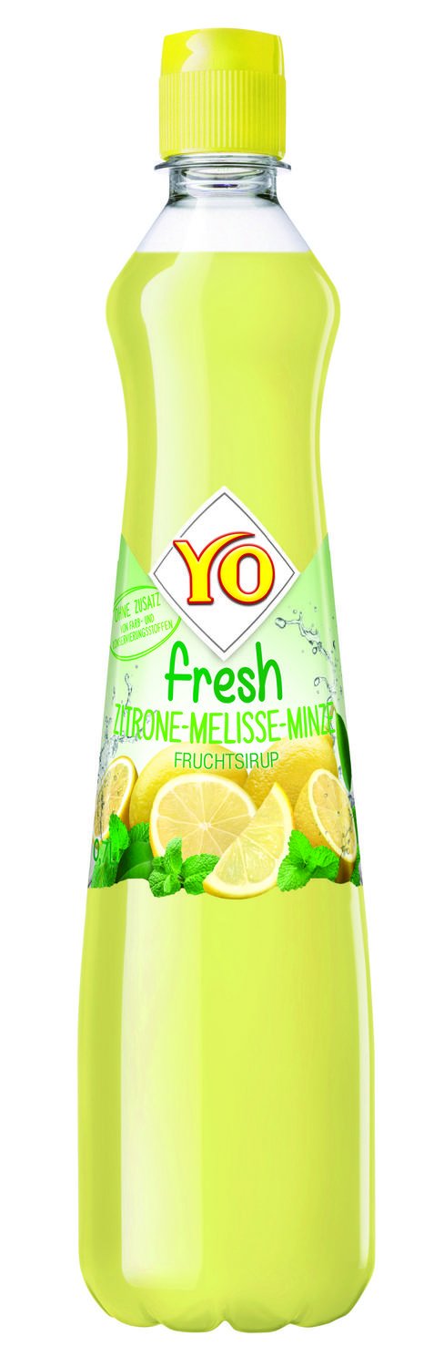 YO fresh Sirup Zitrone-Melisse-Minze