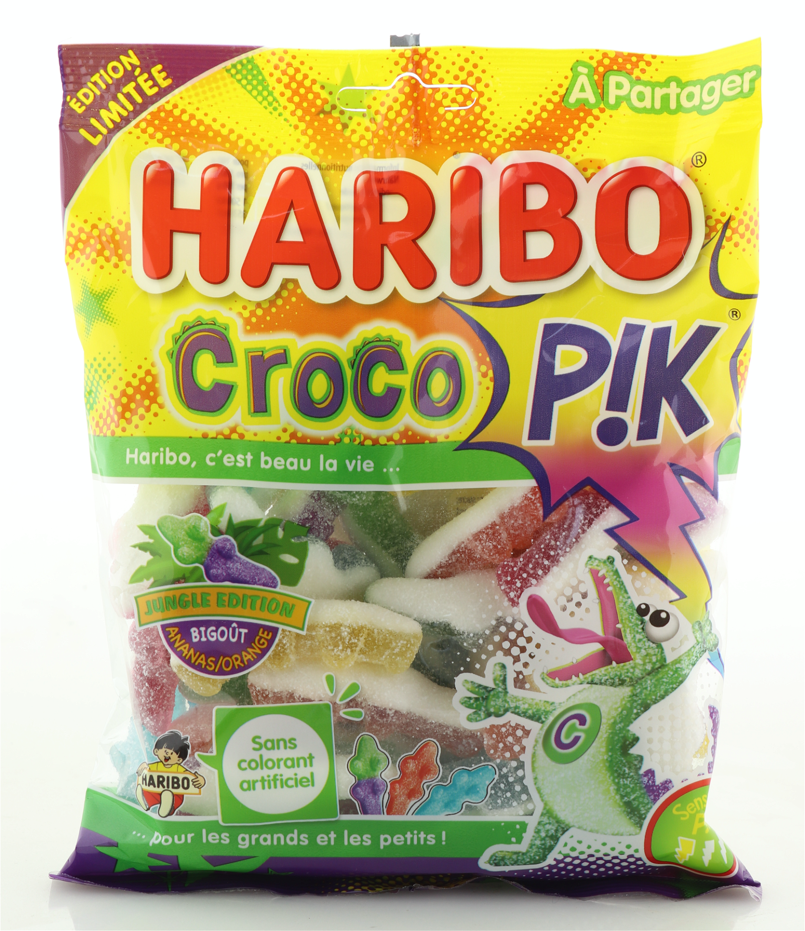 Haribo Fruchtgummis saure Croco´s 275g Beutel