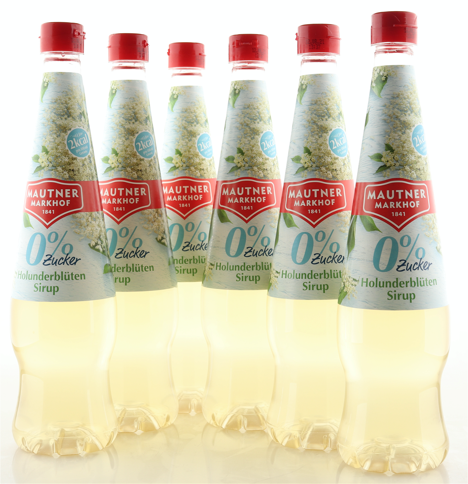 6 X Mautner Markhof 0% Zucker Sirup Holunderblüte
