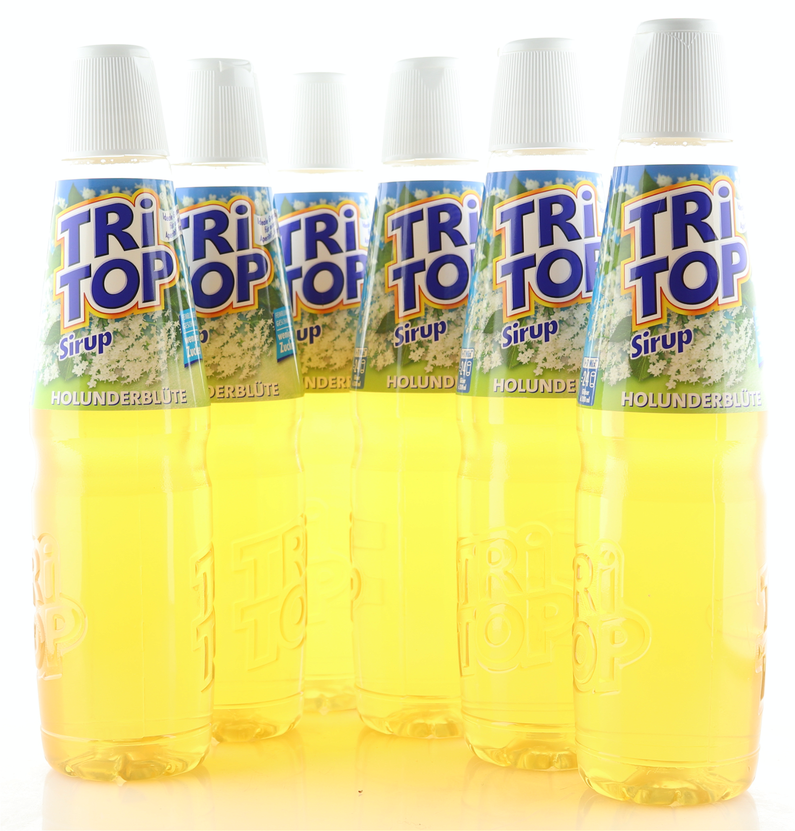 6 X TRi TOP Sirup Holunderblüte 0,6L