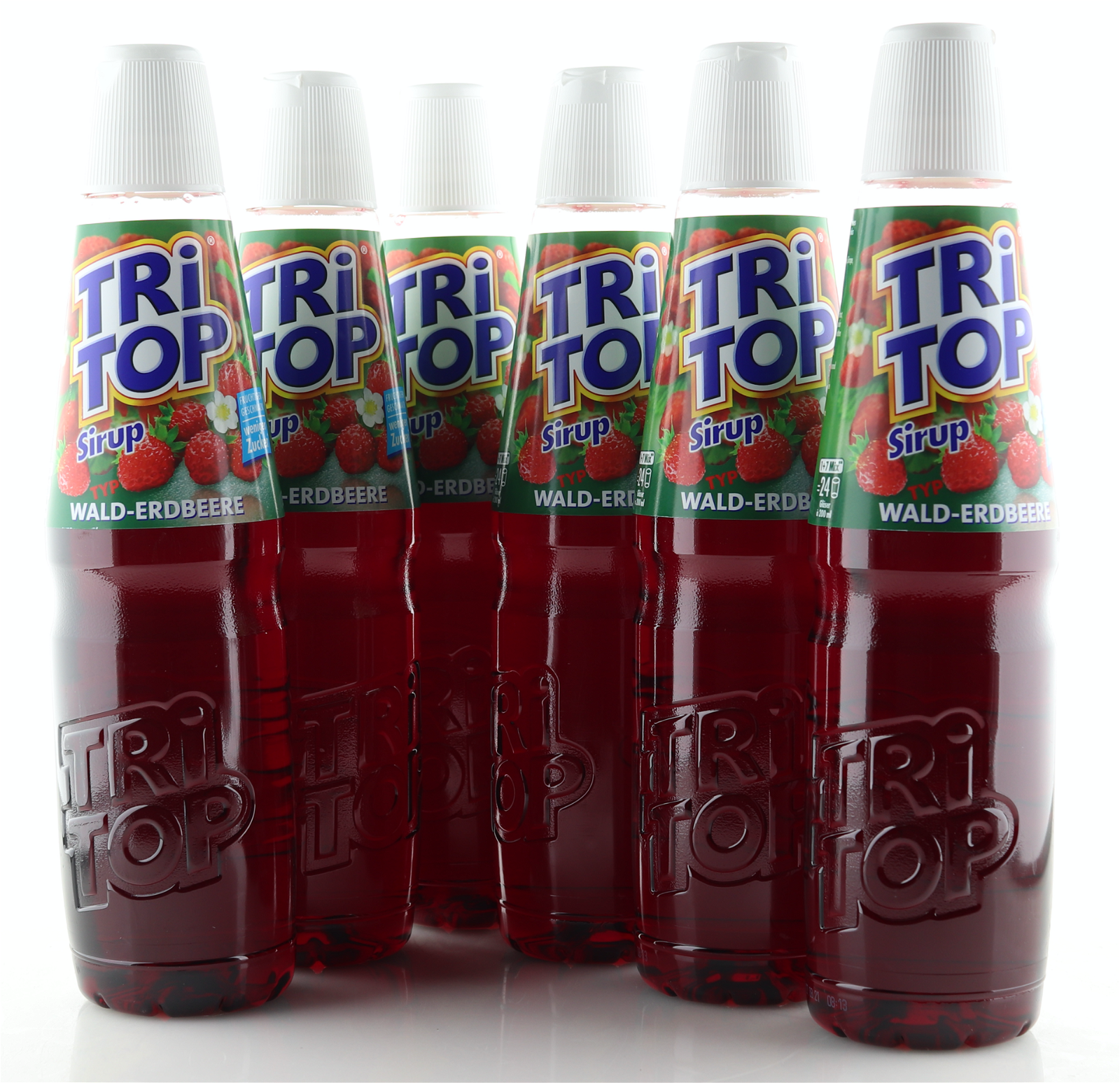 6 X TRi TOP Sirup Walderdbeere 0,6L
