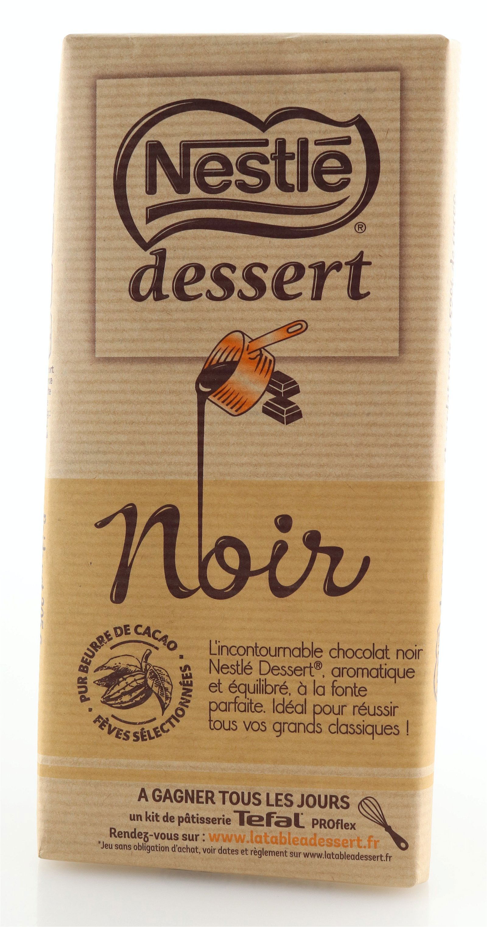 Nestlé dunkle Dessertschokolade