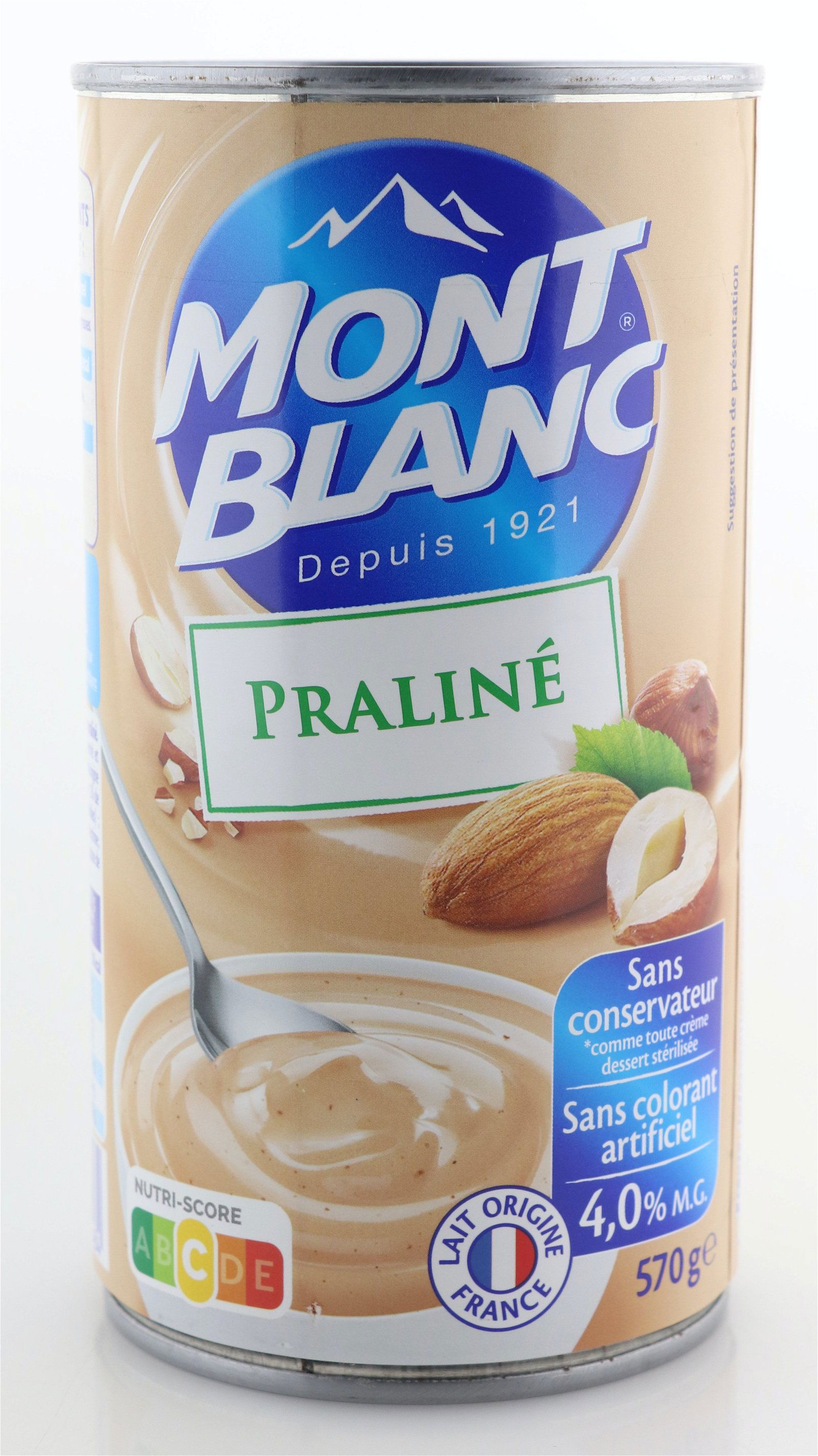 Mont Blanc Cremedessert Praline 570g