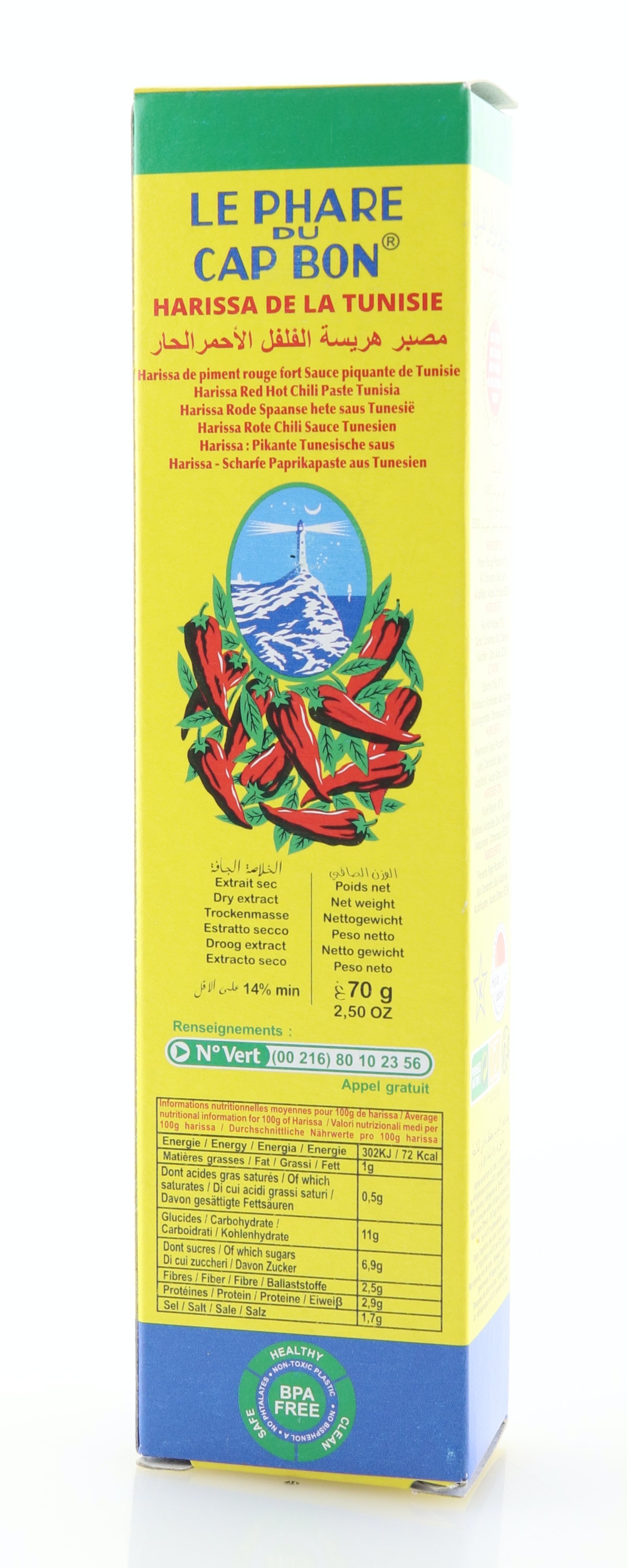 Le Phare du Cap Bon Harissa scharfe Gewürzpaste 70gr.