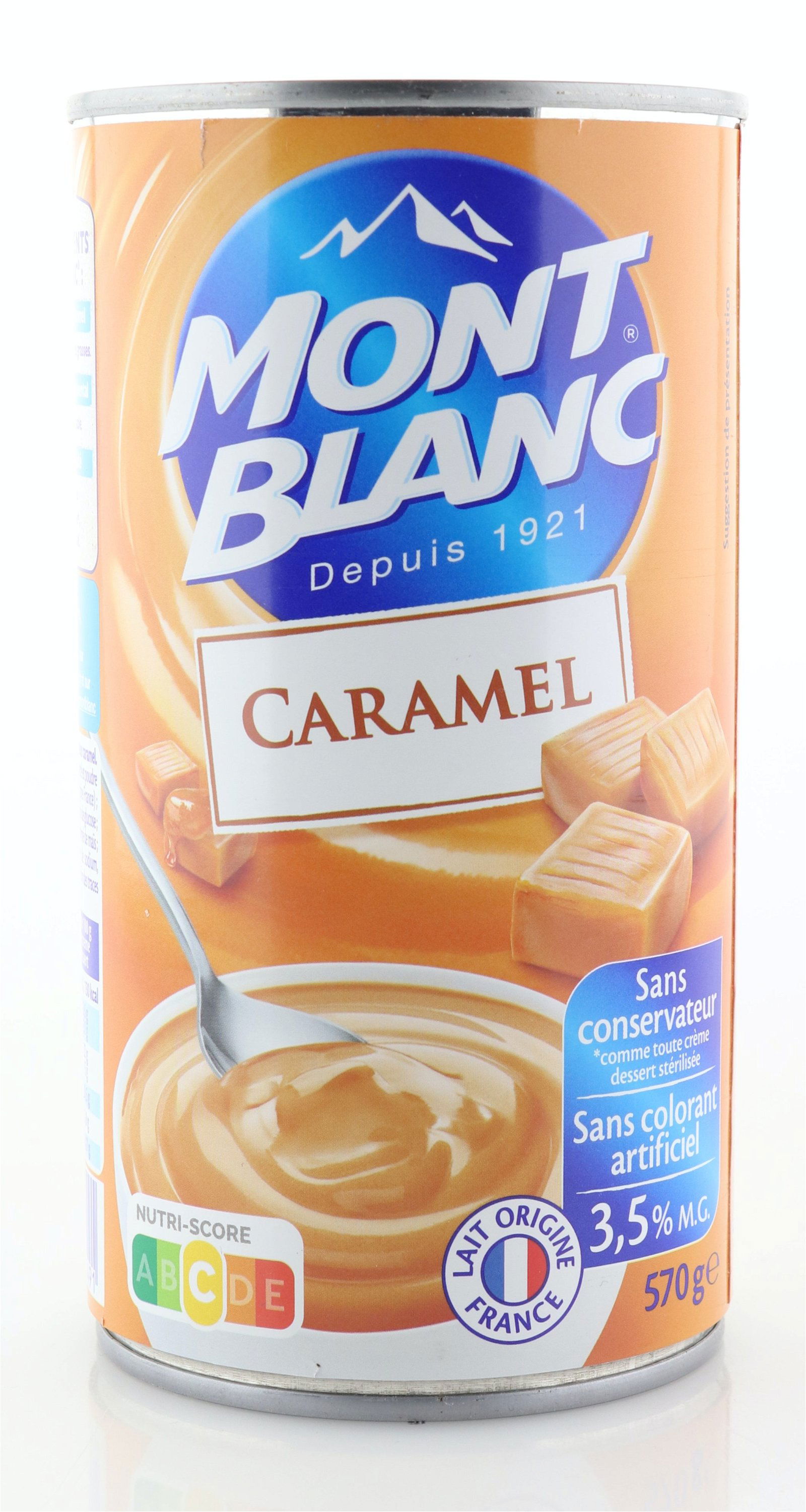 Mont Blanc Cremedessert Karamell 570g