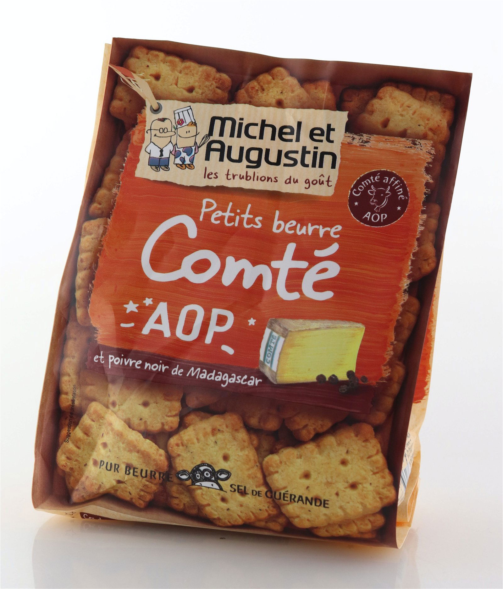 Michel et Augustin Aperitif-Kekse mit Comté Käse 100g