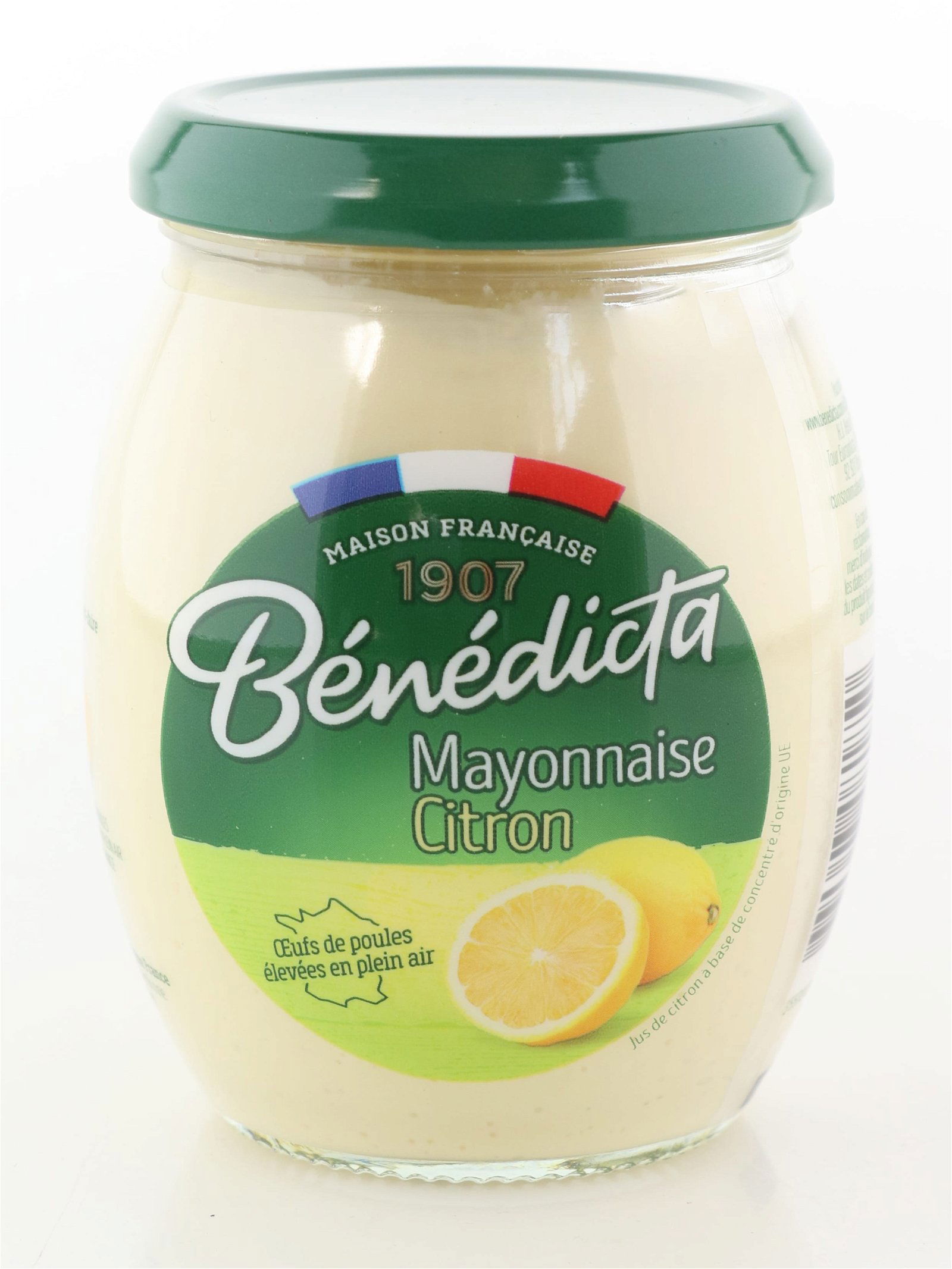 Benedicta Zitronenmayonnaise aus Frankreich im 255g Glas