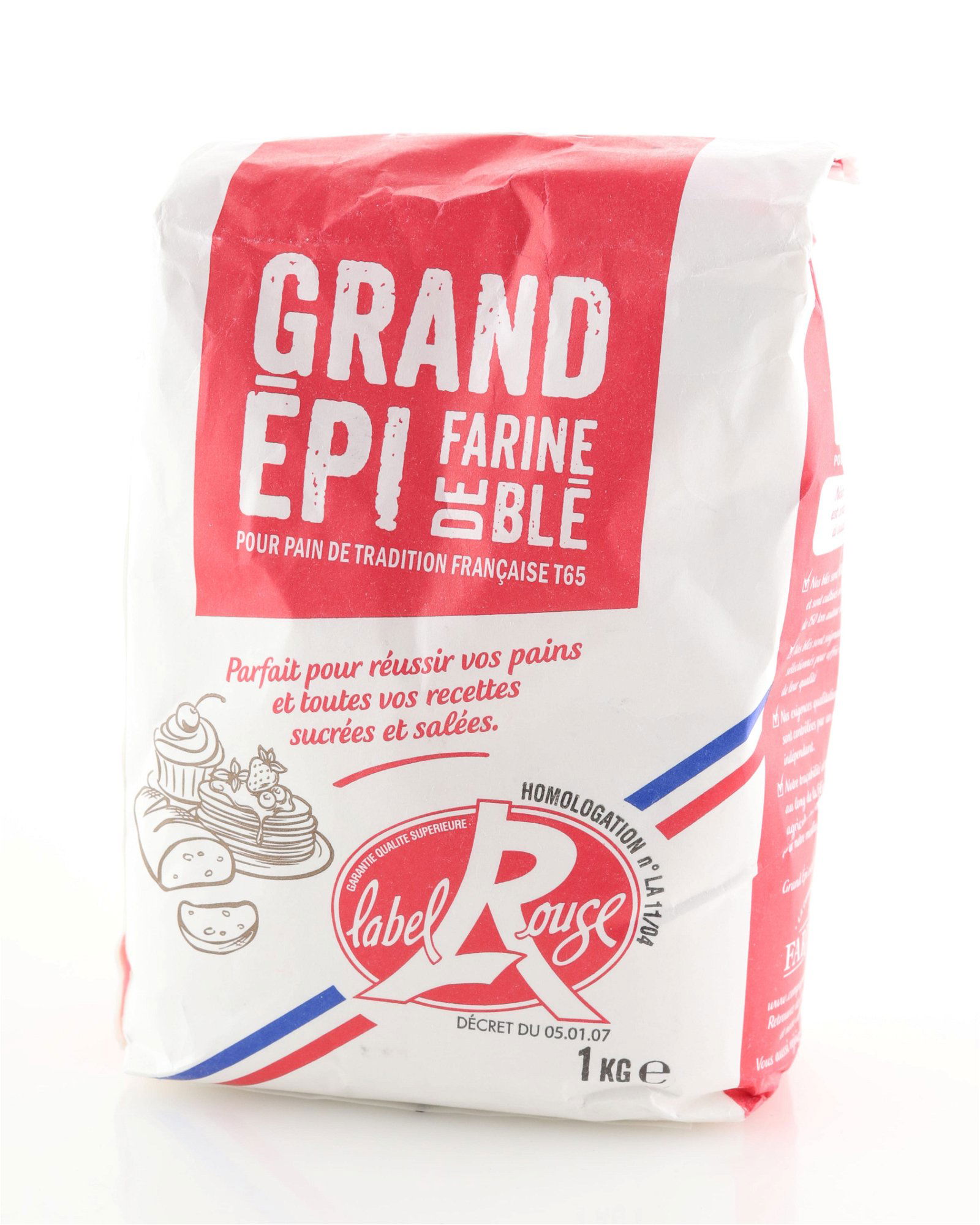 La compagnie des farines Weizenmehl Label Rouge Typ65 1kg