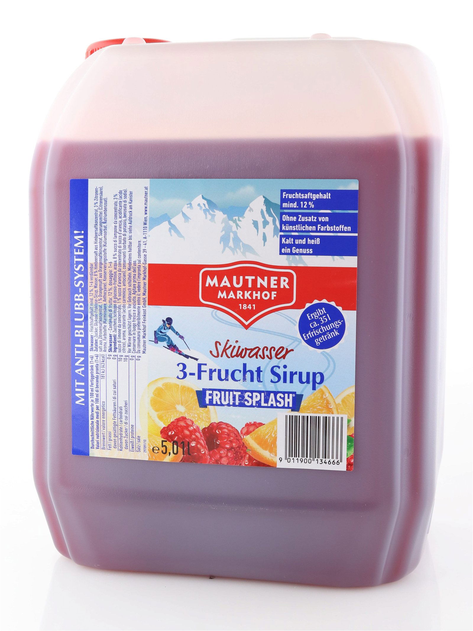 Mautner Markhof Sirup Geschmack Skiwasser 5L Kanister