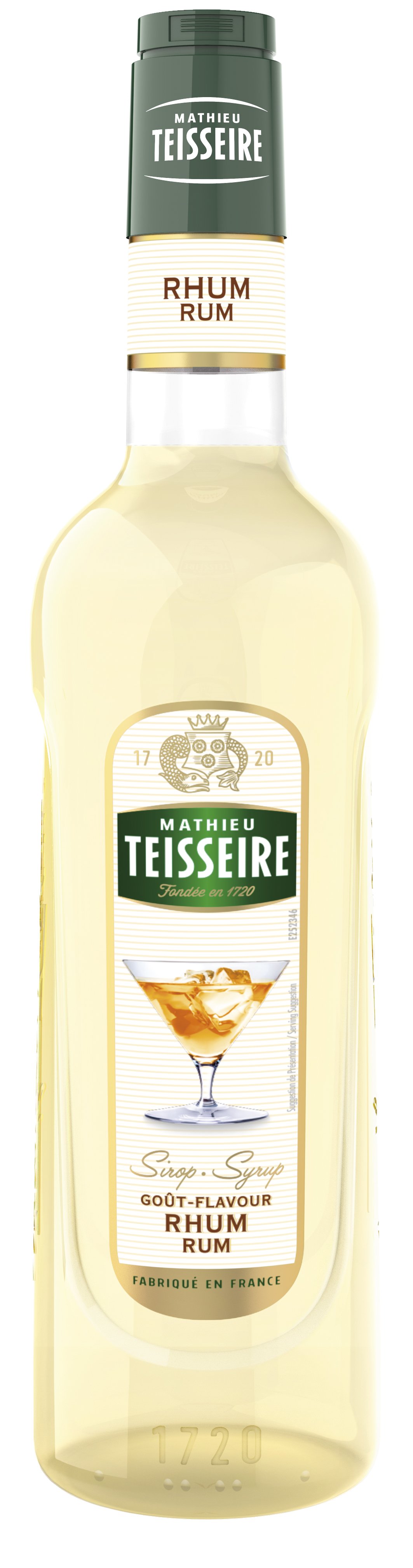 Mathieu Teisseire Bar Sirup Rum (alkoholfrei) Geschmack 0,7L