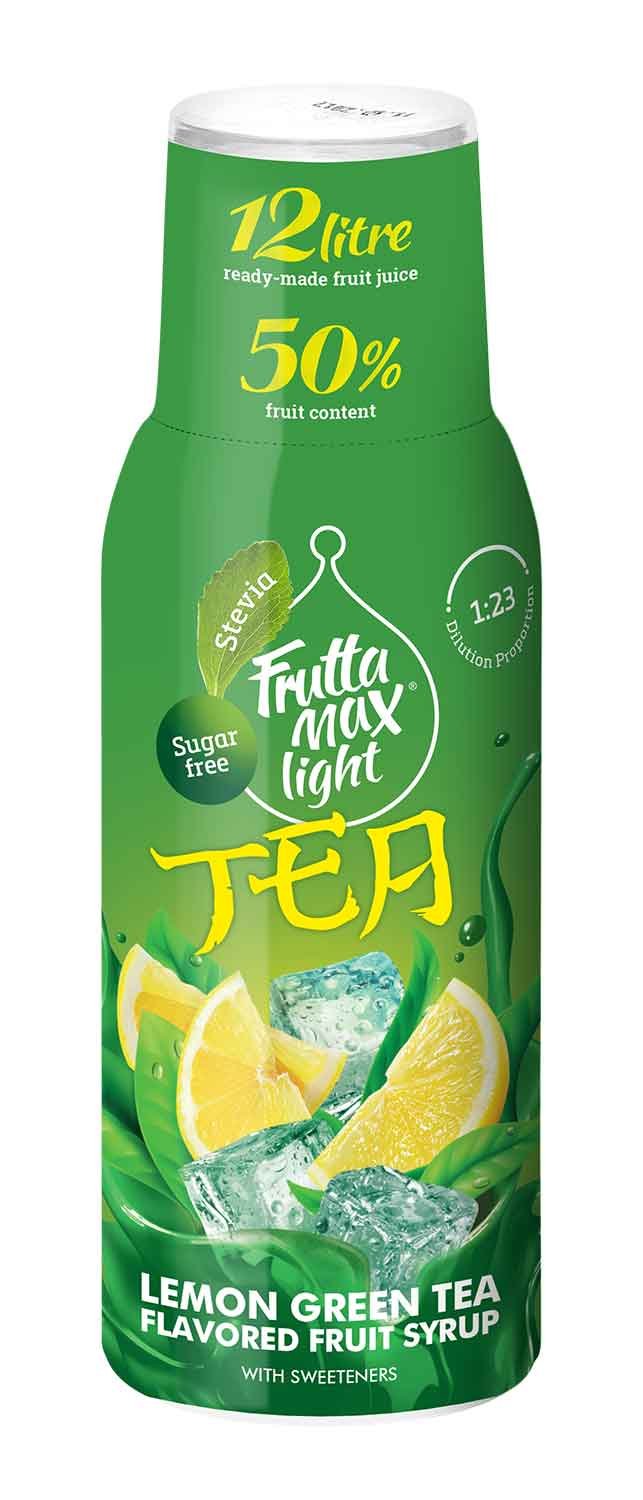 Frutta Max Light Bubble grüner Tee mit Zitrone Sirup