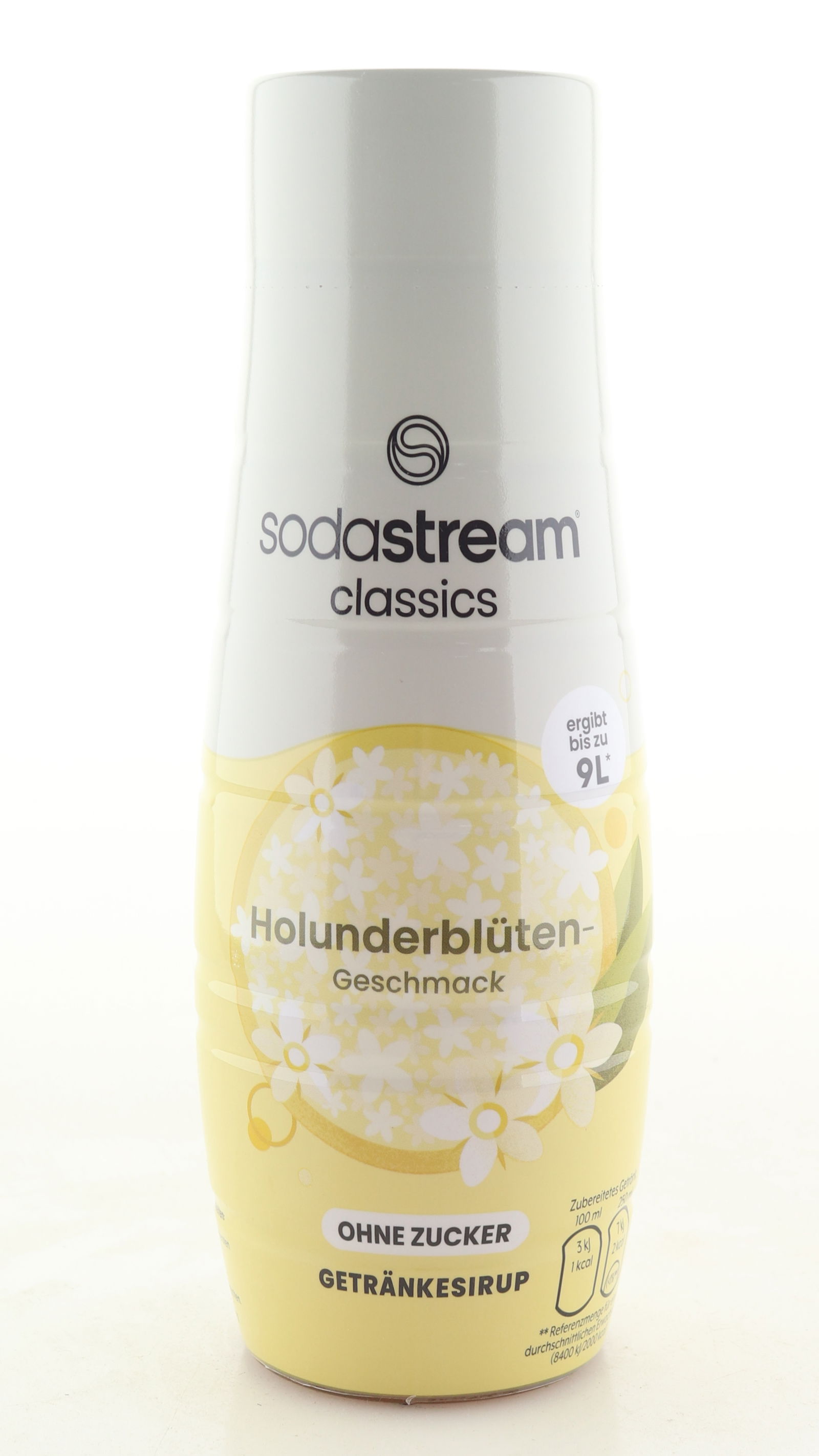 SodaStream Sirup Holuderblüten Geschmack zuckerfrei