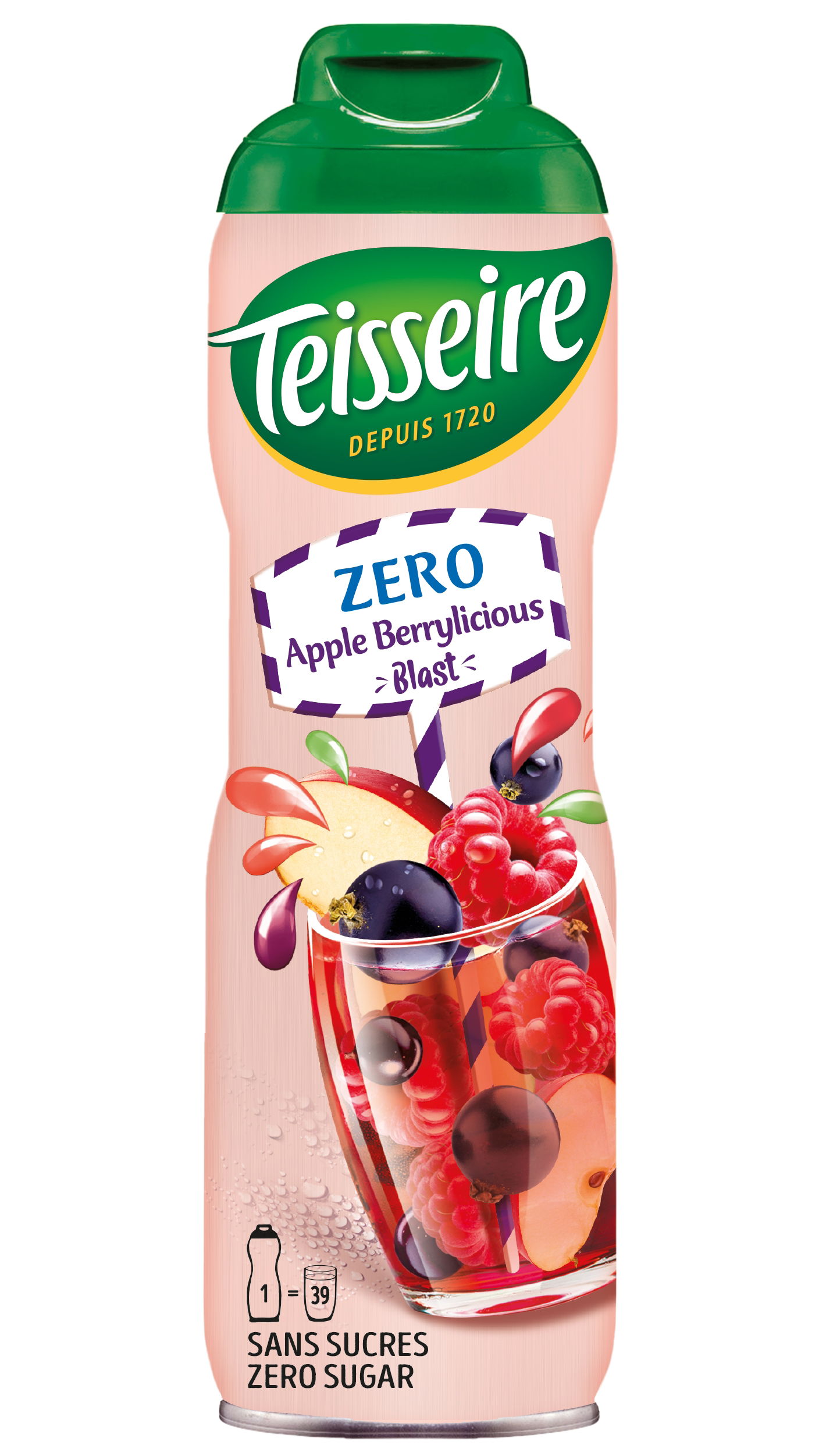 Teisseire Zero Sirup Apfel Beeren-Mix 600ml