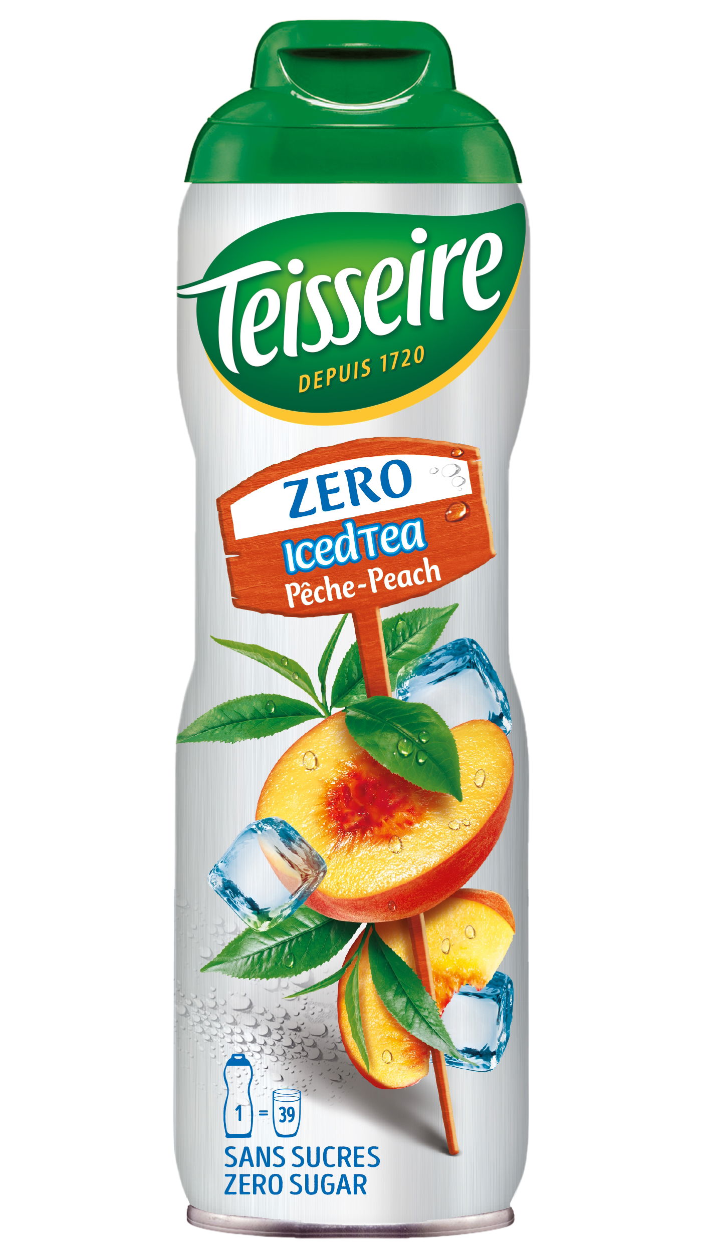 Teisseire Zero Sirup Eis Tee Pfirsich 600ml