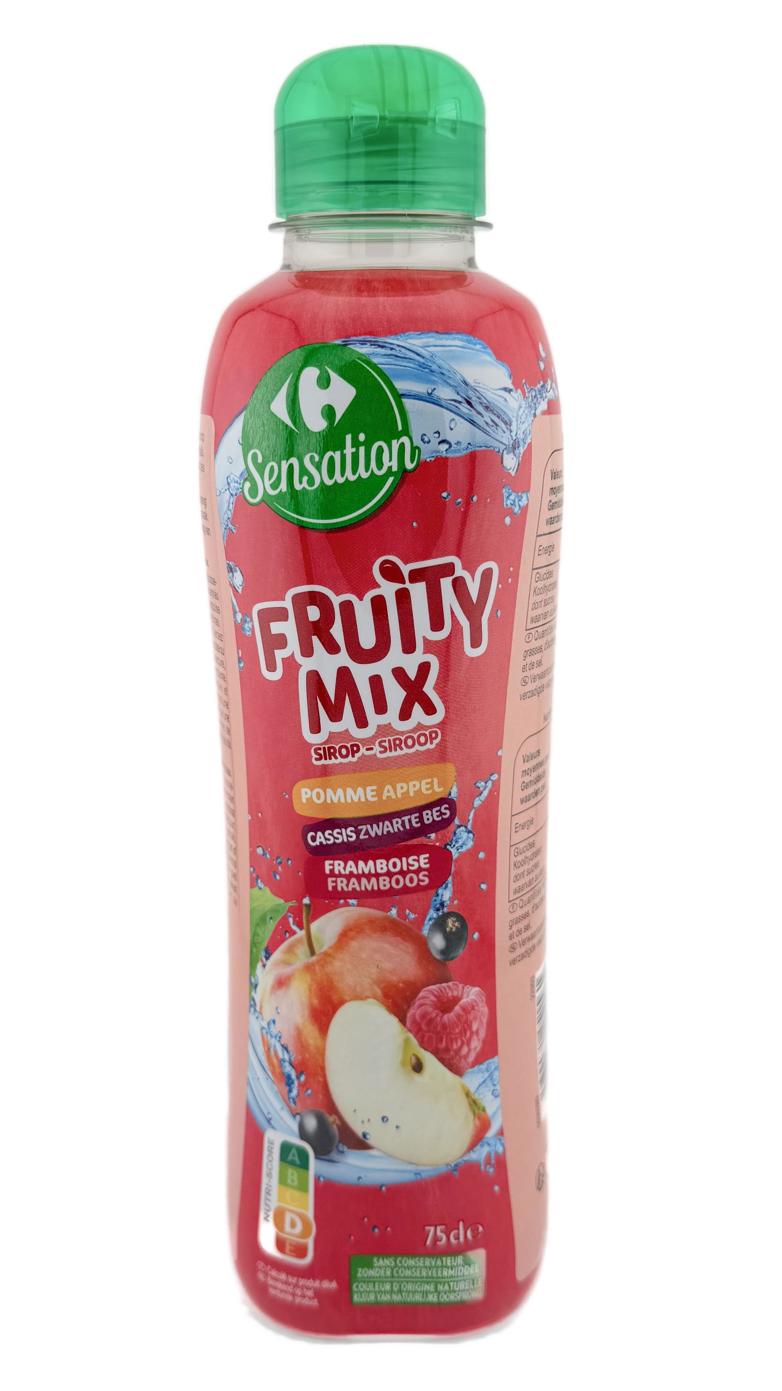 Carrefour Sensation Sirup Fruity Mix Apfel-Cassis