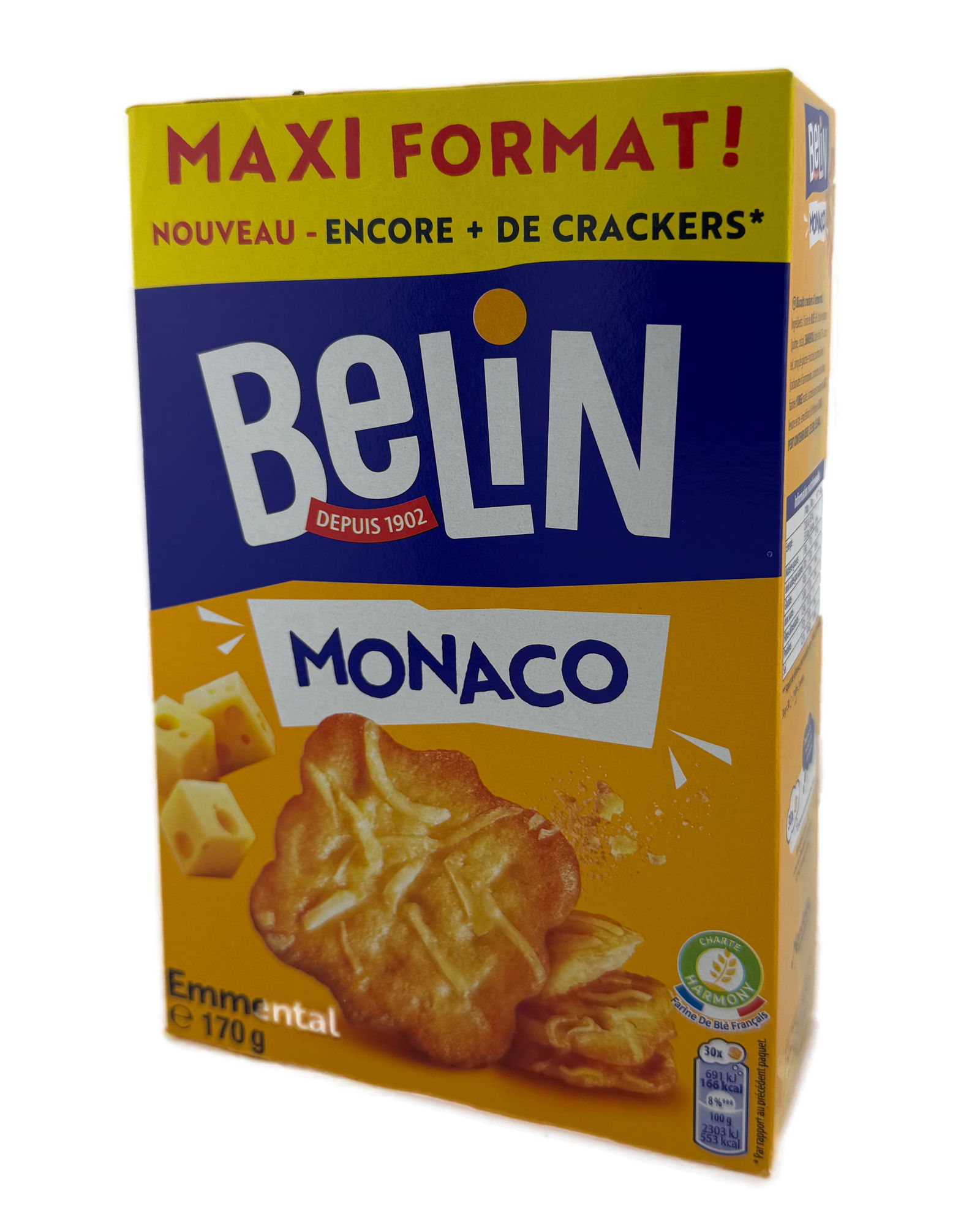 Belin Cracker Monaco mit Emmentaler Maxi 170g