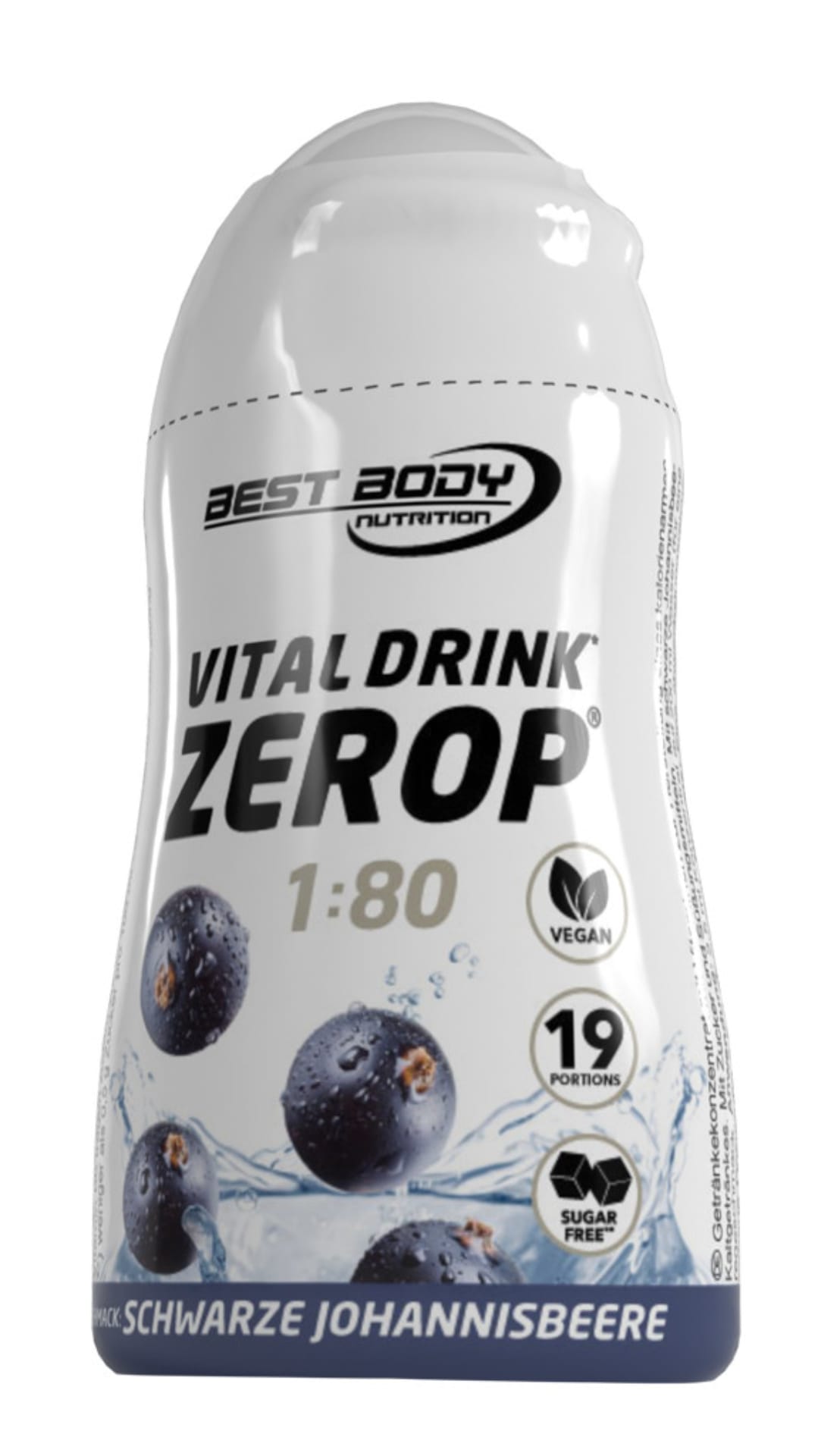 Best Body Nutrition Vital Drink Zerop Schwarze Johannisbeere - Cassis 48ml