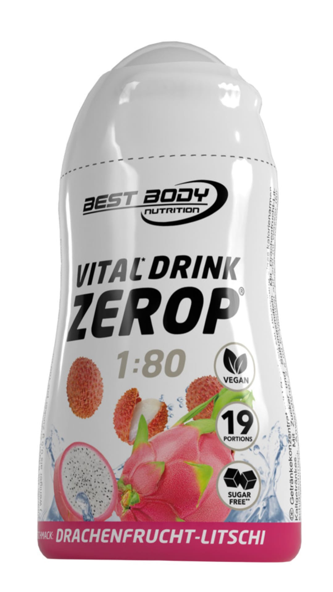 Best Body Nutrition Vital Drink Zerop Drachenfrucht Litschi 48ml