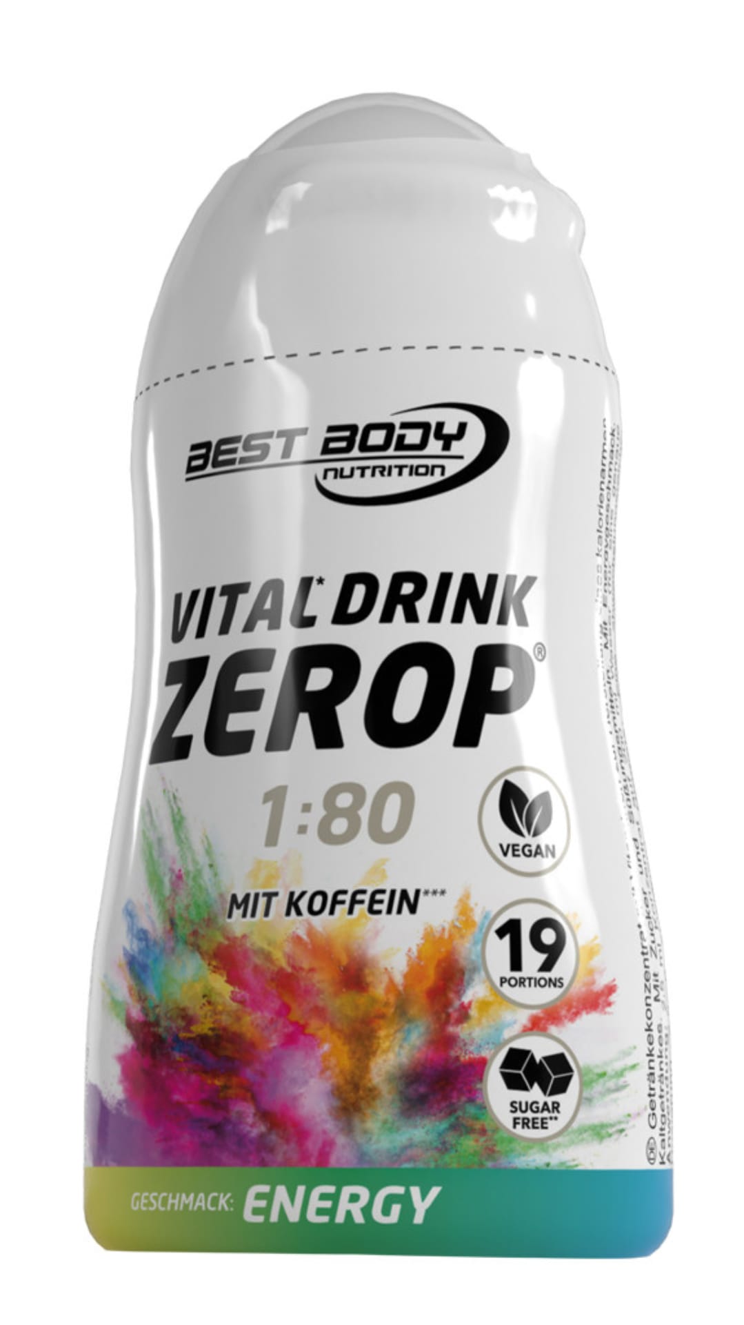 Best Body Nutrition Vital Drink Zerop Energy mit Koffein 48ml