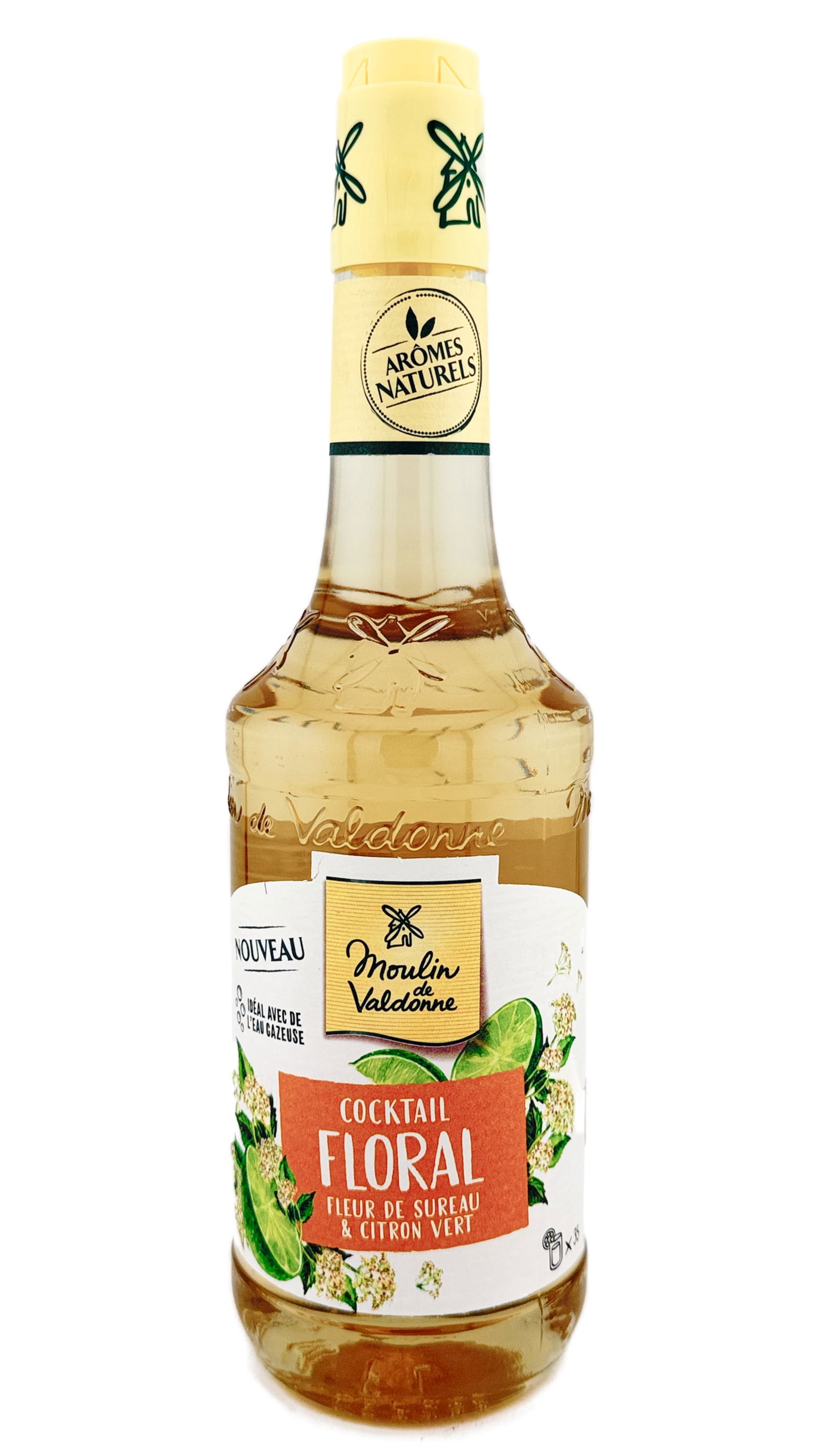 Moulin de Valdonne Sirup Cocktail Floral (Holunderblüte & Limette)