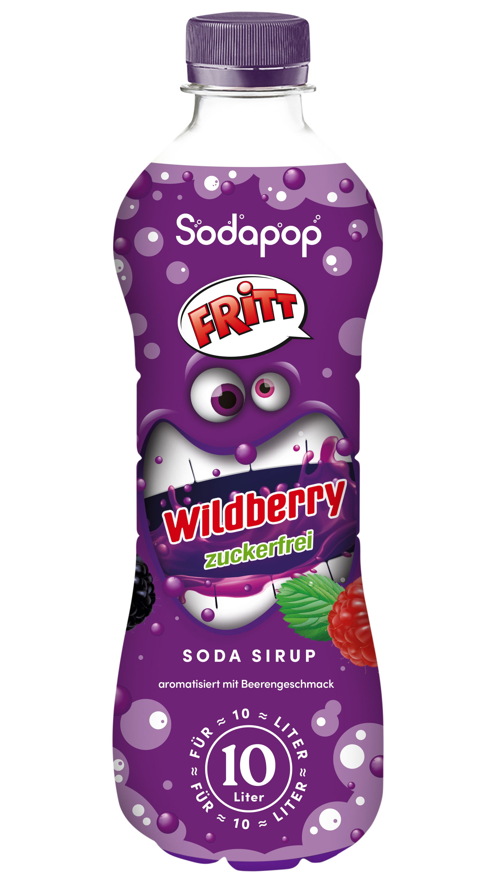 Sodapop Fritt Sirup Wildberry