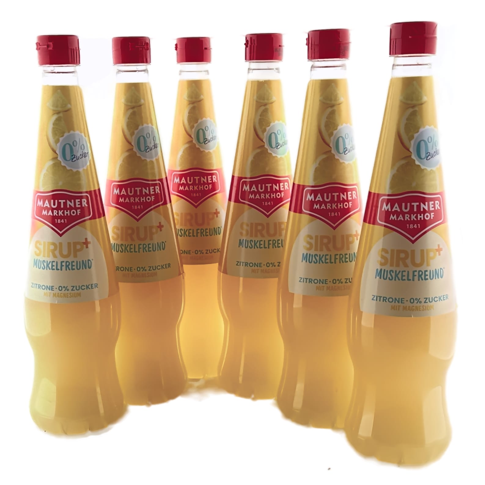 6 × Mautner Markhof 0% Zucker Sirup Zitrone