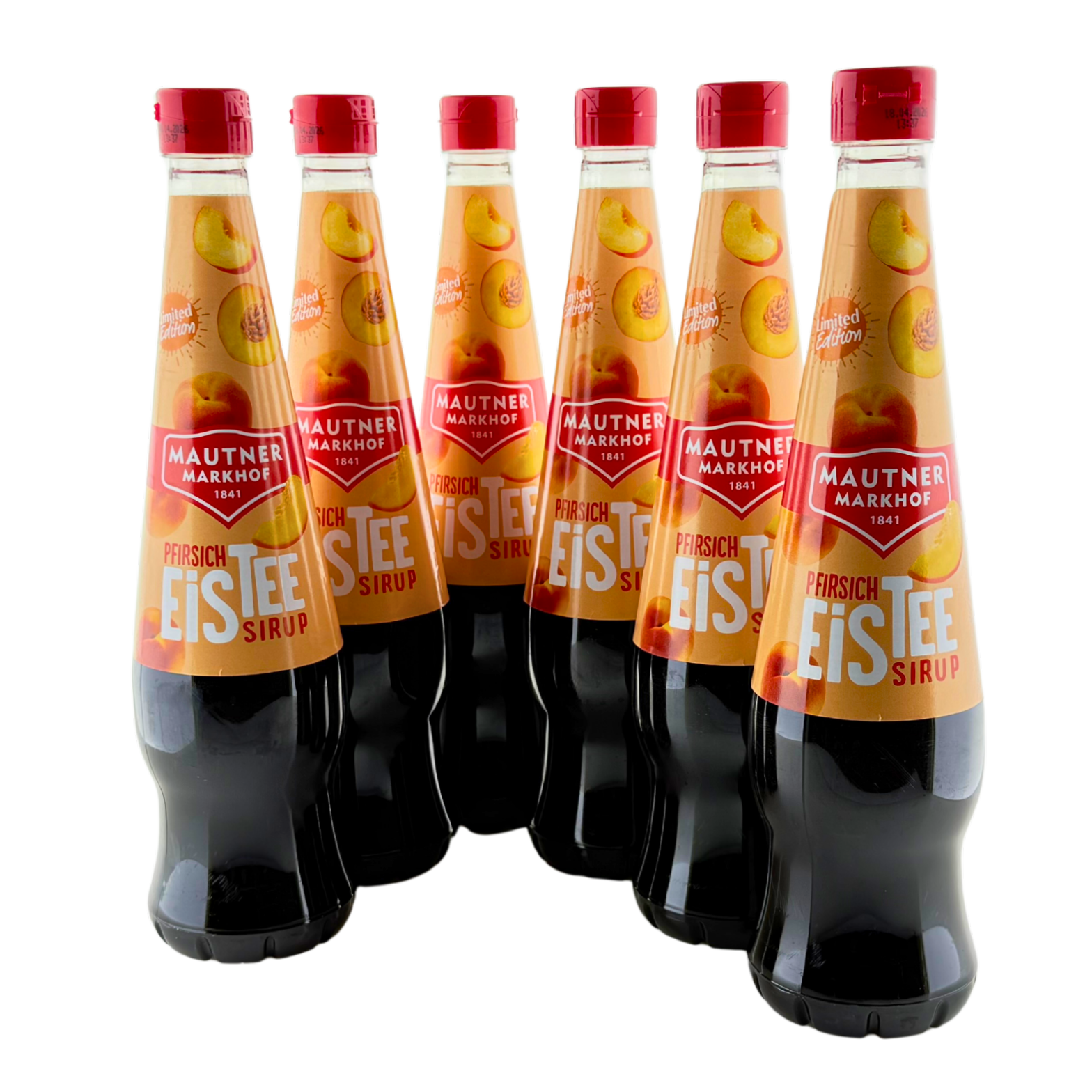 6 × Mautner Markhof Sirup Eistee Pfirsich