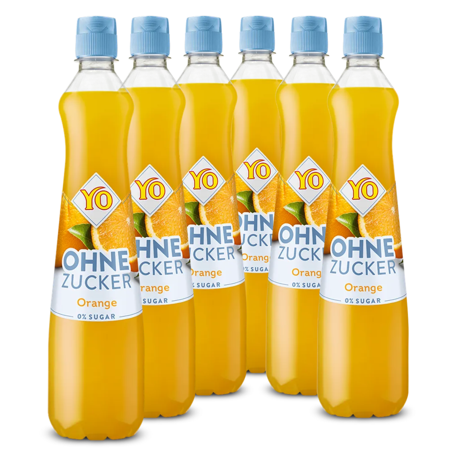 6 × YO Sirup Orange ohne Zucker