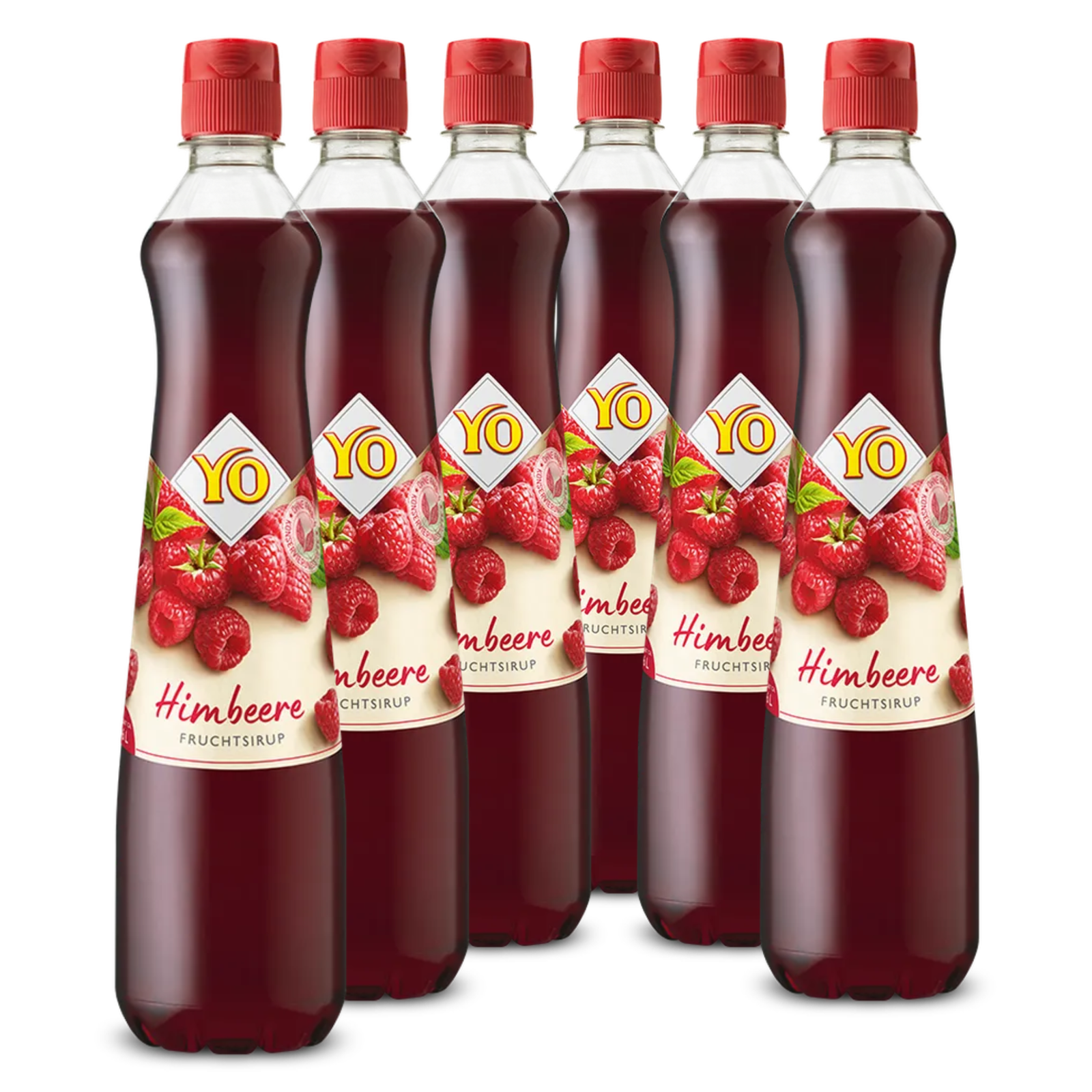 6 × YO Sirup Himbeere