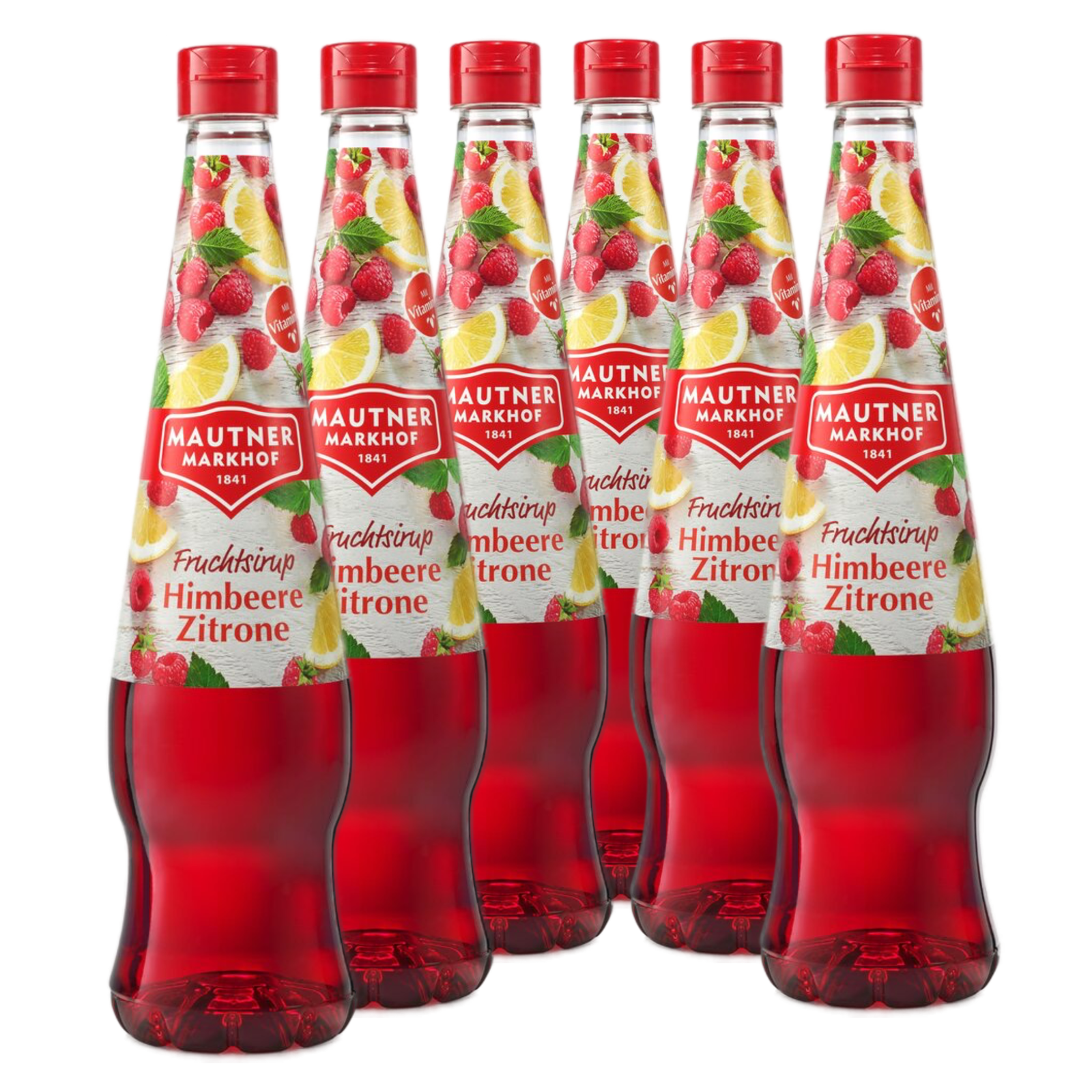 6 × Mautner Markhof Sirup Himbeere-Zitrone
