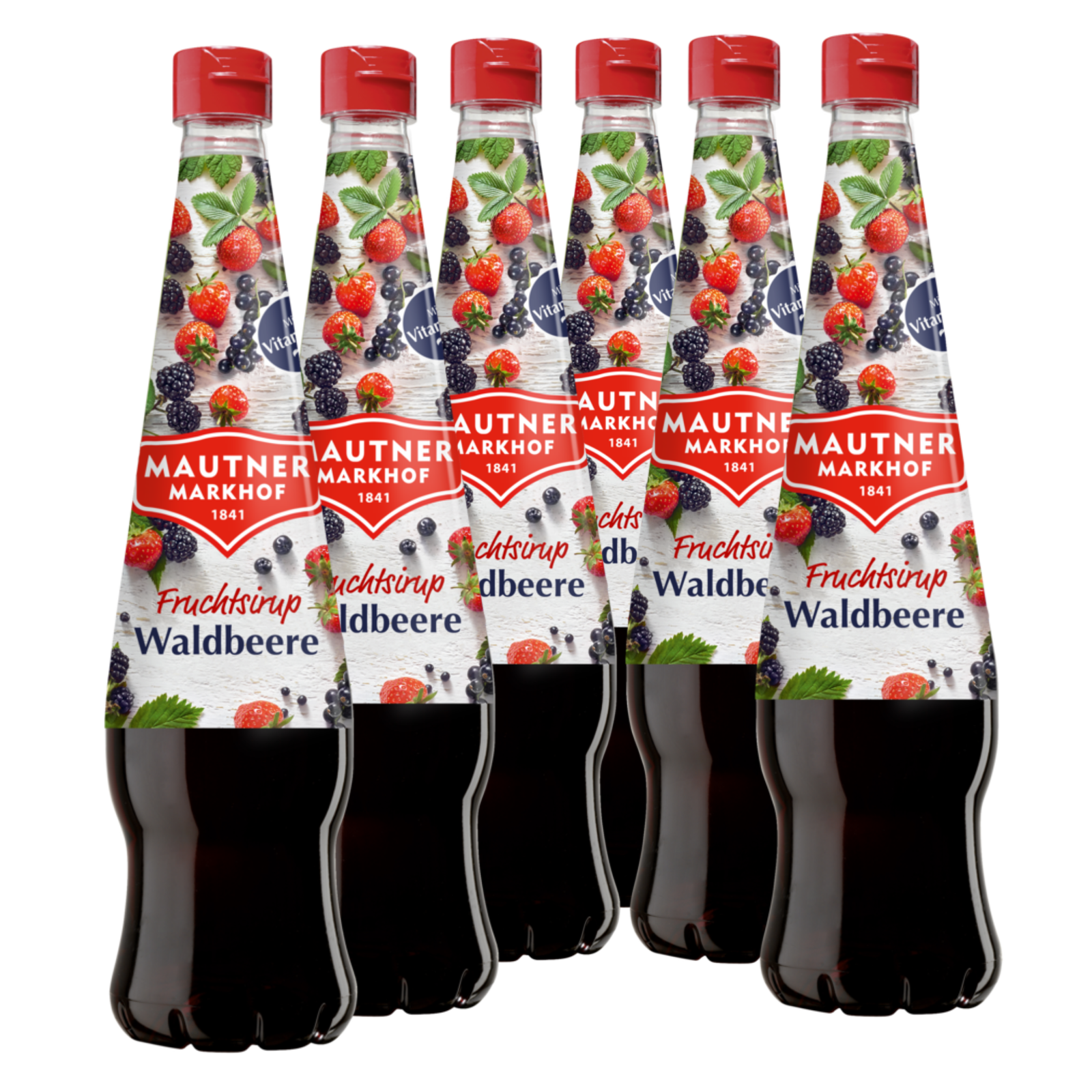 6 × Mautner Markhof Sirup Waldbeere