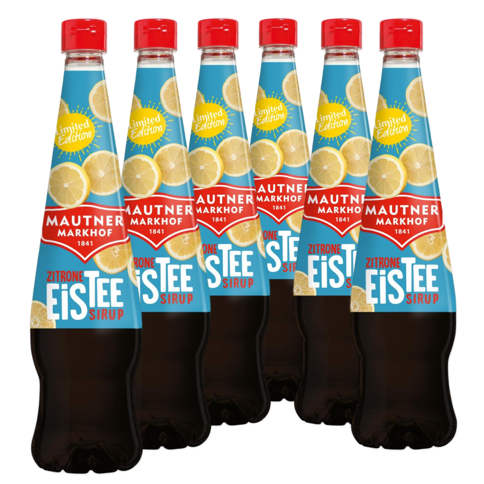 6 × Mautner Markhof Sirup Eistee Zitrone