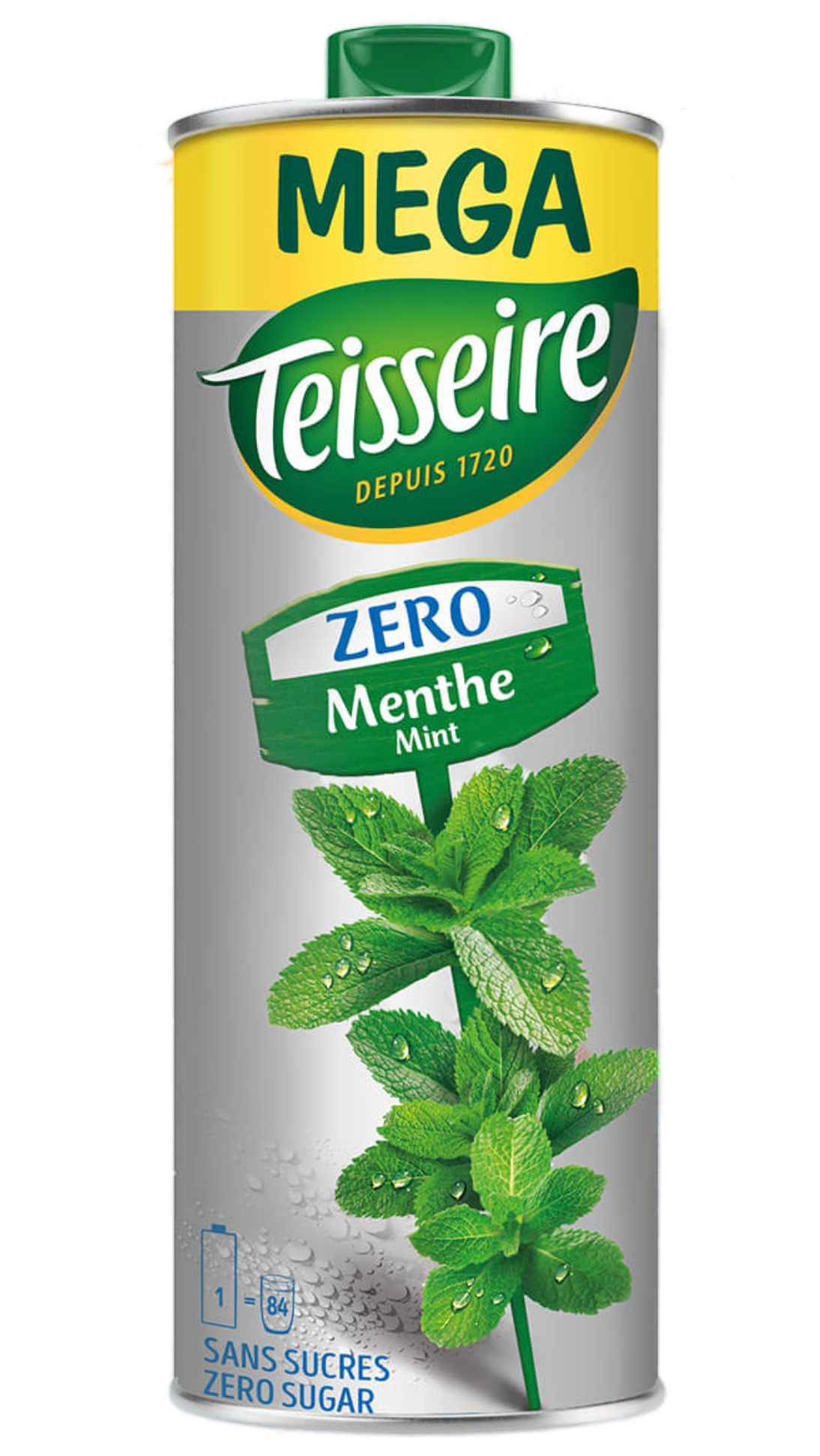 Teisseire Zero Mega Sirup Minze 1,3L