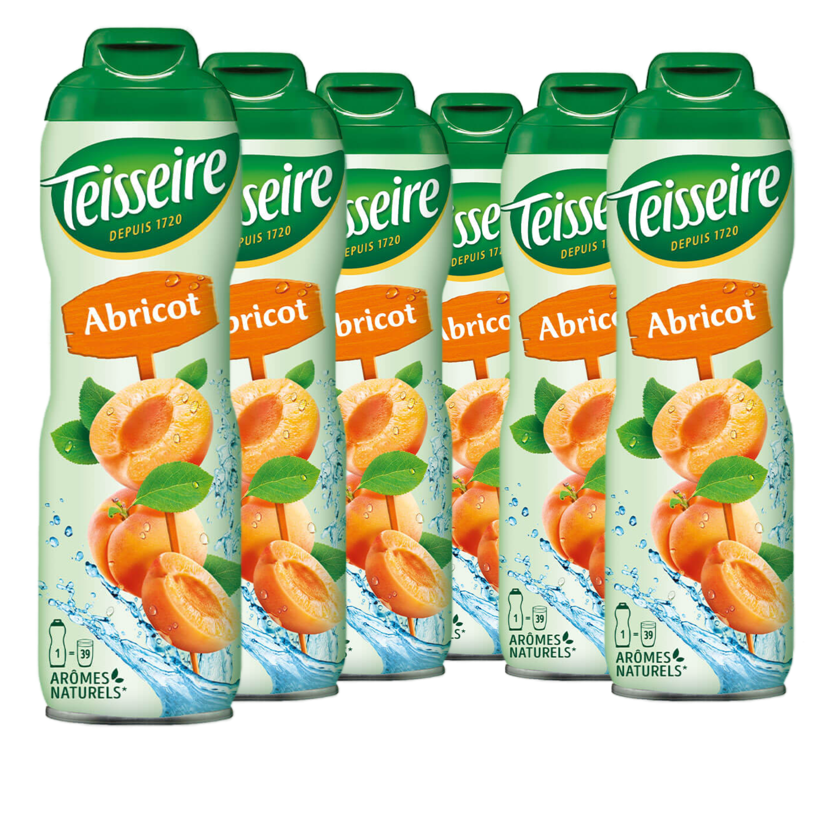 6 × Teisseire Sirup Aprikose 600ml