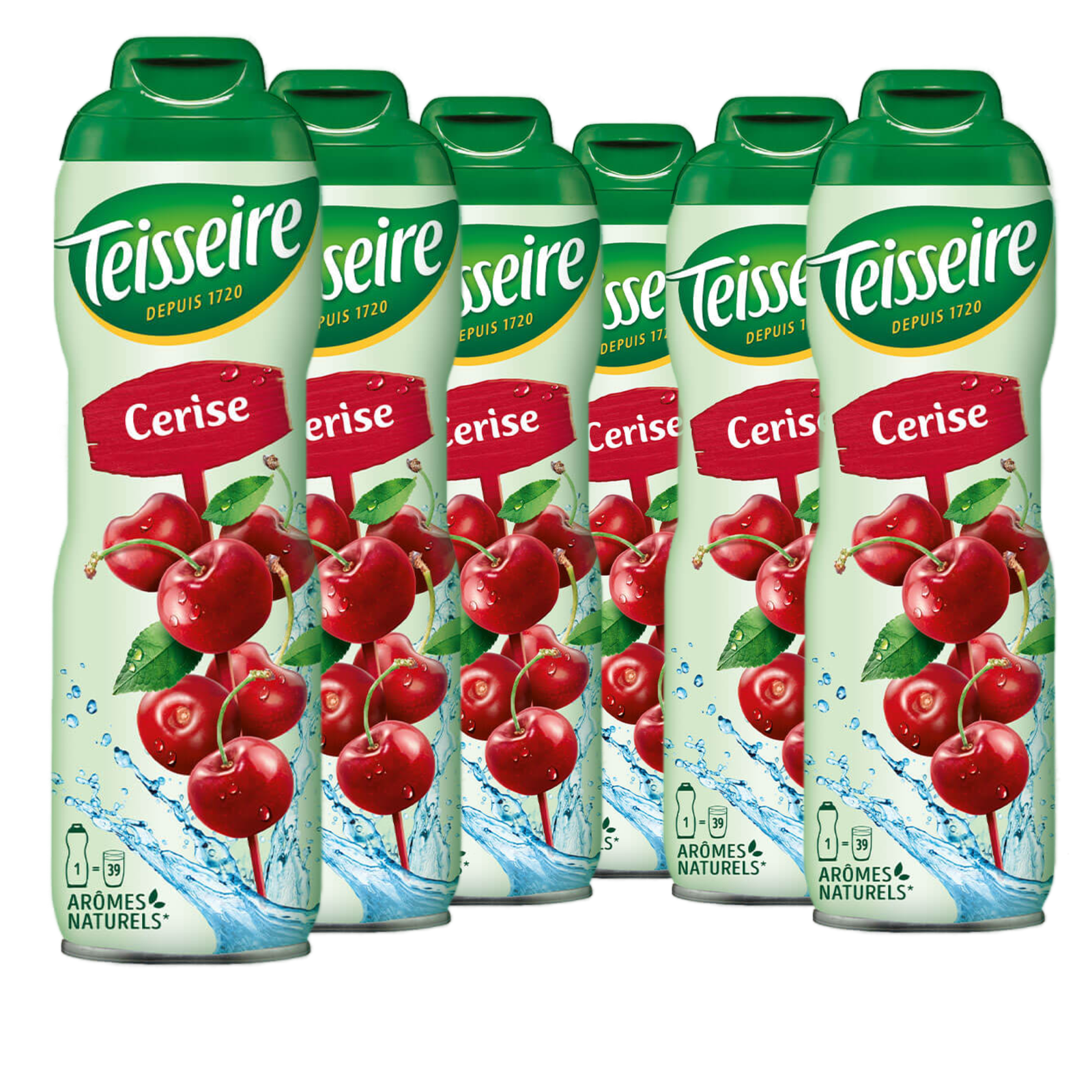 6 × Teisseire Sirup Kirsche 600ml