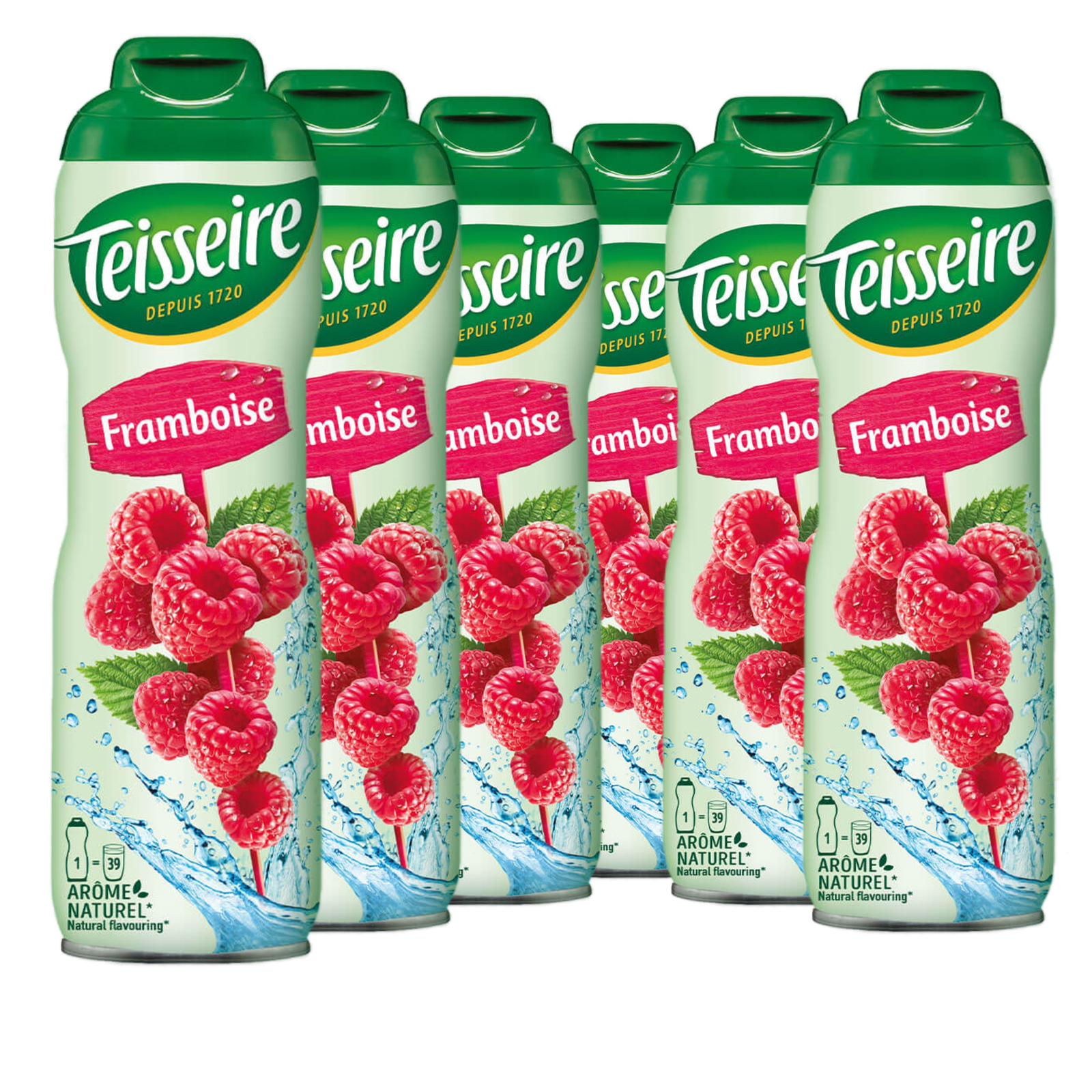 6 × Teisseire Sirup Himbeere 600ml