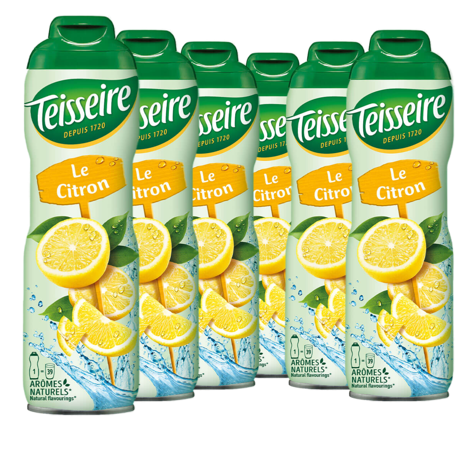 6 × Teisseire Sirup Zitrone 600ml
