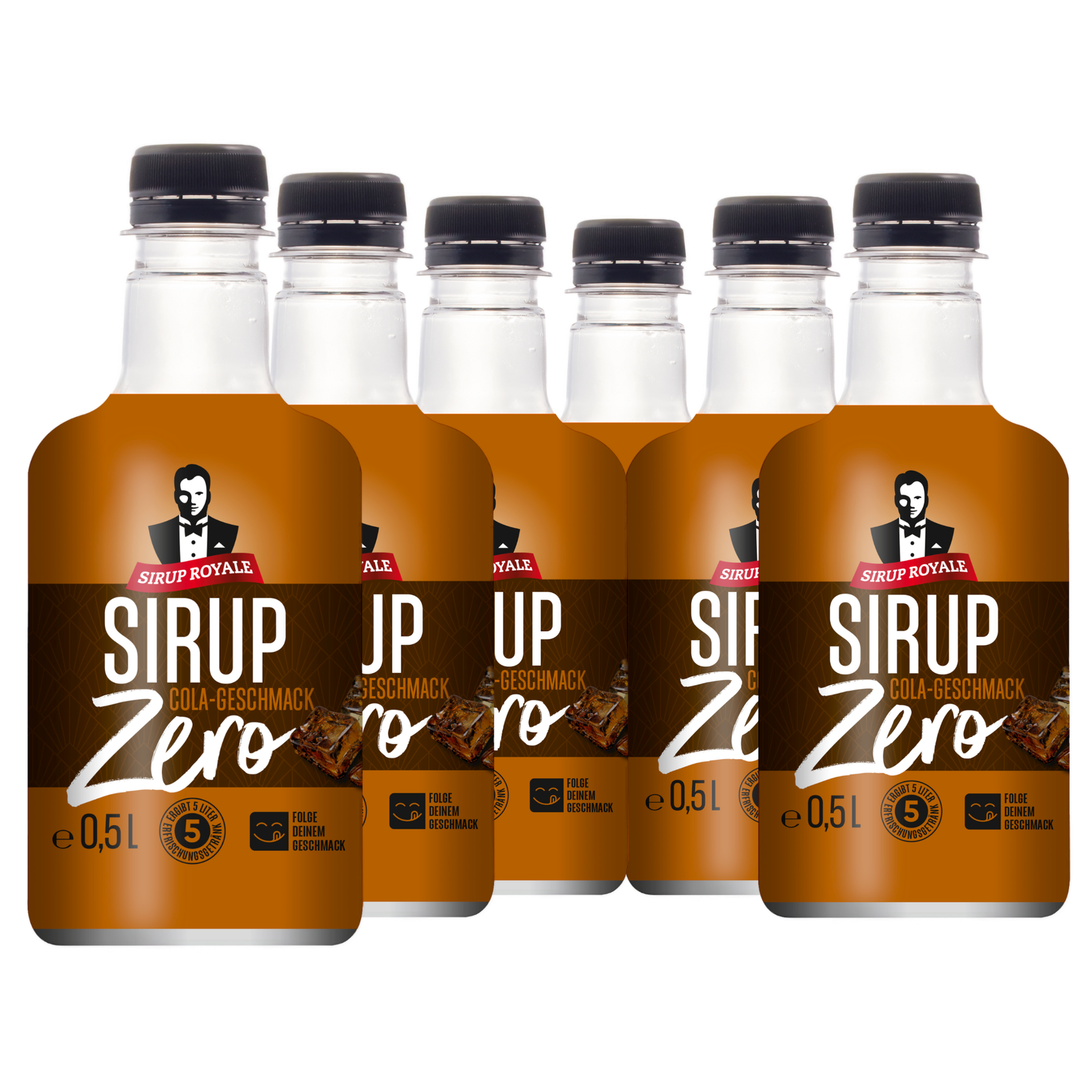 6 × Sirup Royale ZERO Cola Geschmack