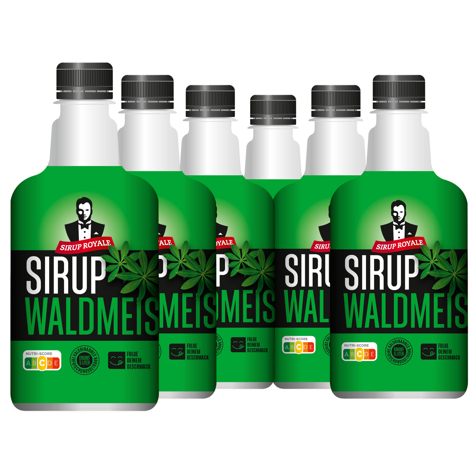 6 × Sirup Royale Waldmeister Geschmack