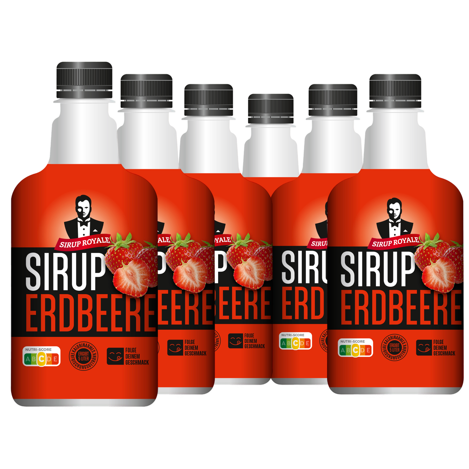6 × Sirup Royale Erdbeere