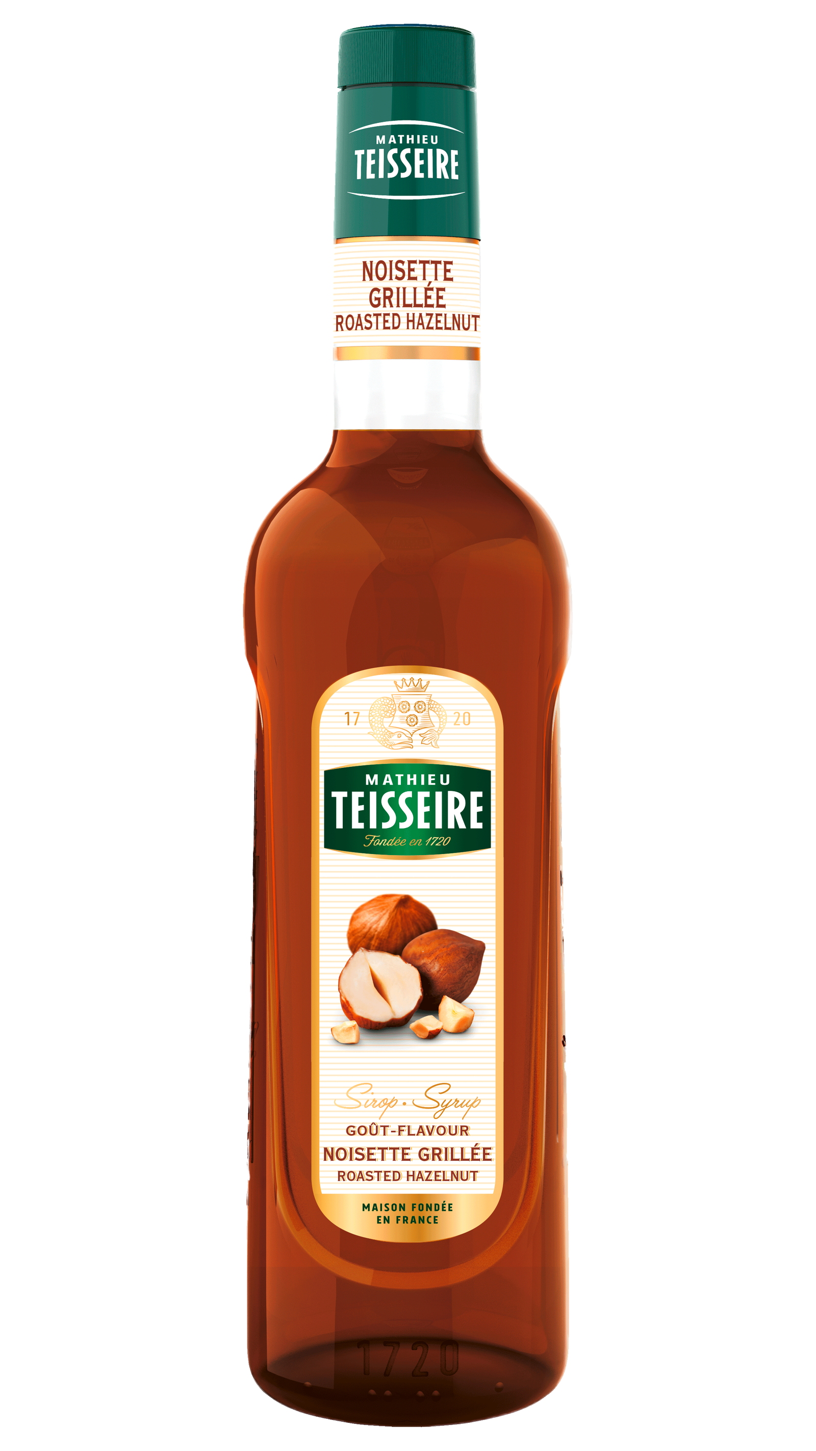 Mathieu Teisseire Barsirup geröstete Haselnuss Geschmack