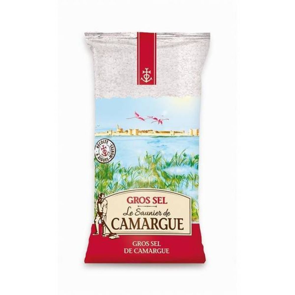 Le Saunier de Camargue - grobes, naturreines Meersalz 1000 gr. Beutel