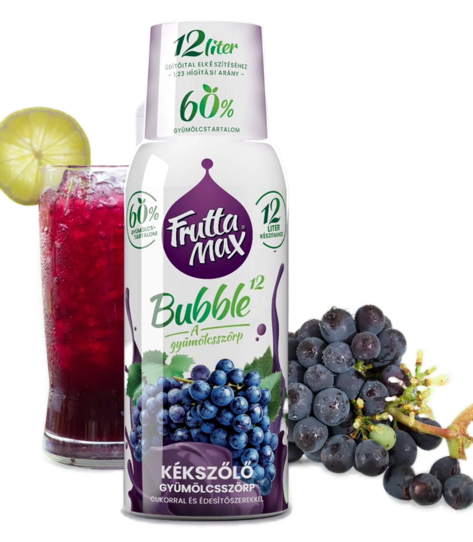 Frutta Max Bubble blaue Traube Sirup