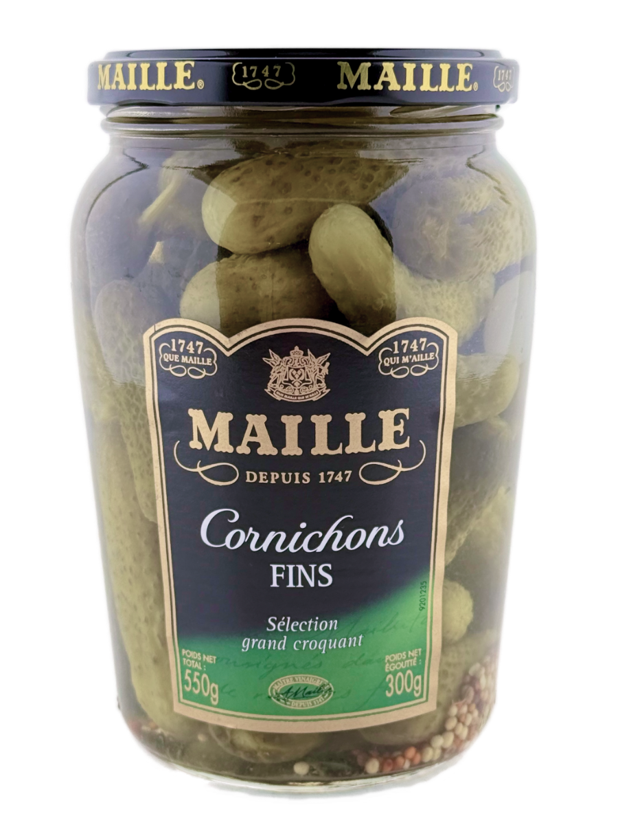 Maille Gurken Cornichons Fins 550g / Atg. 300g
