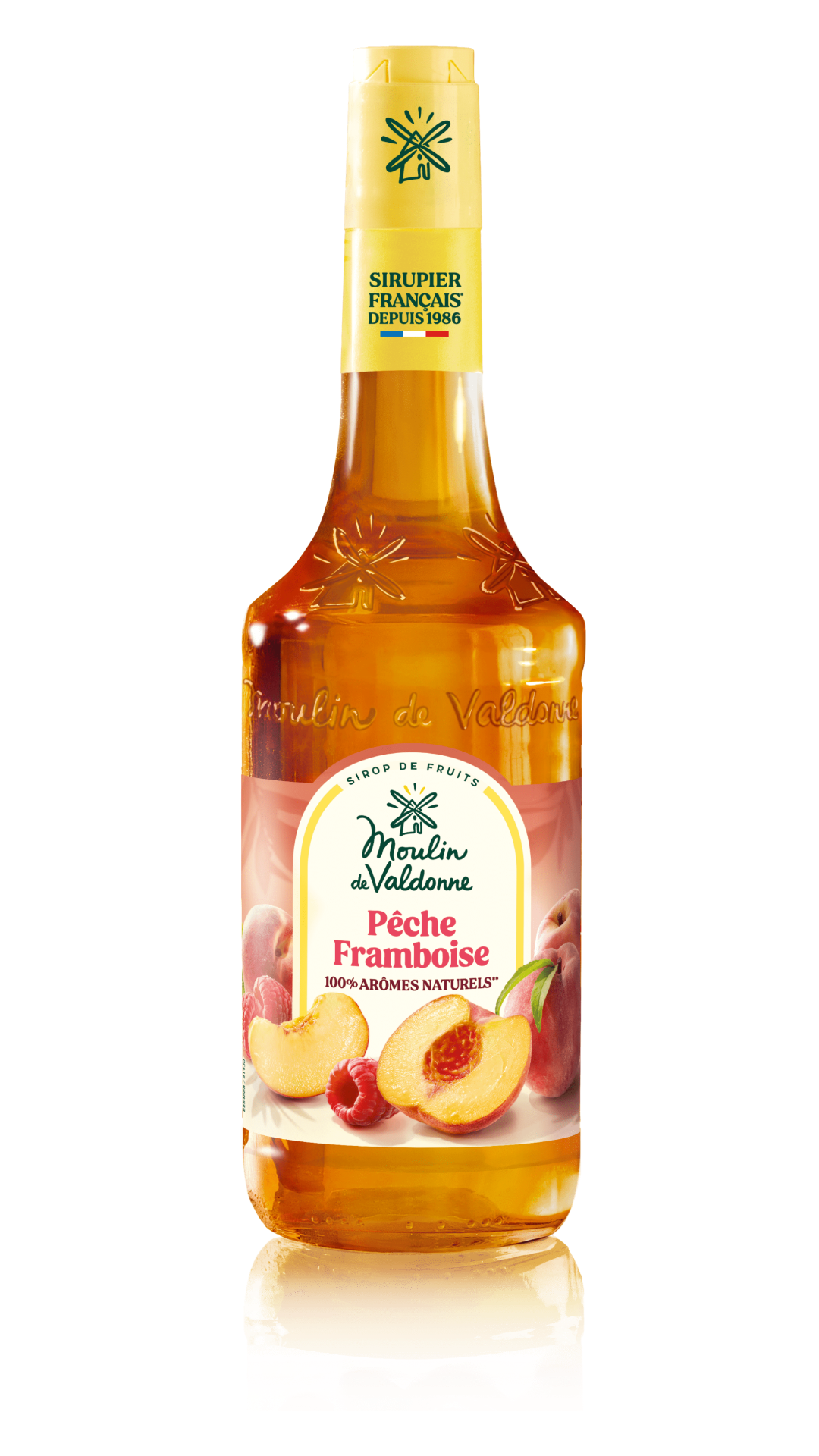 Moulin de Valdonne Sirup Pfirsich & Himbeere