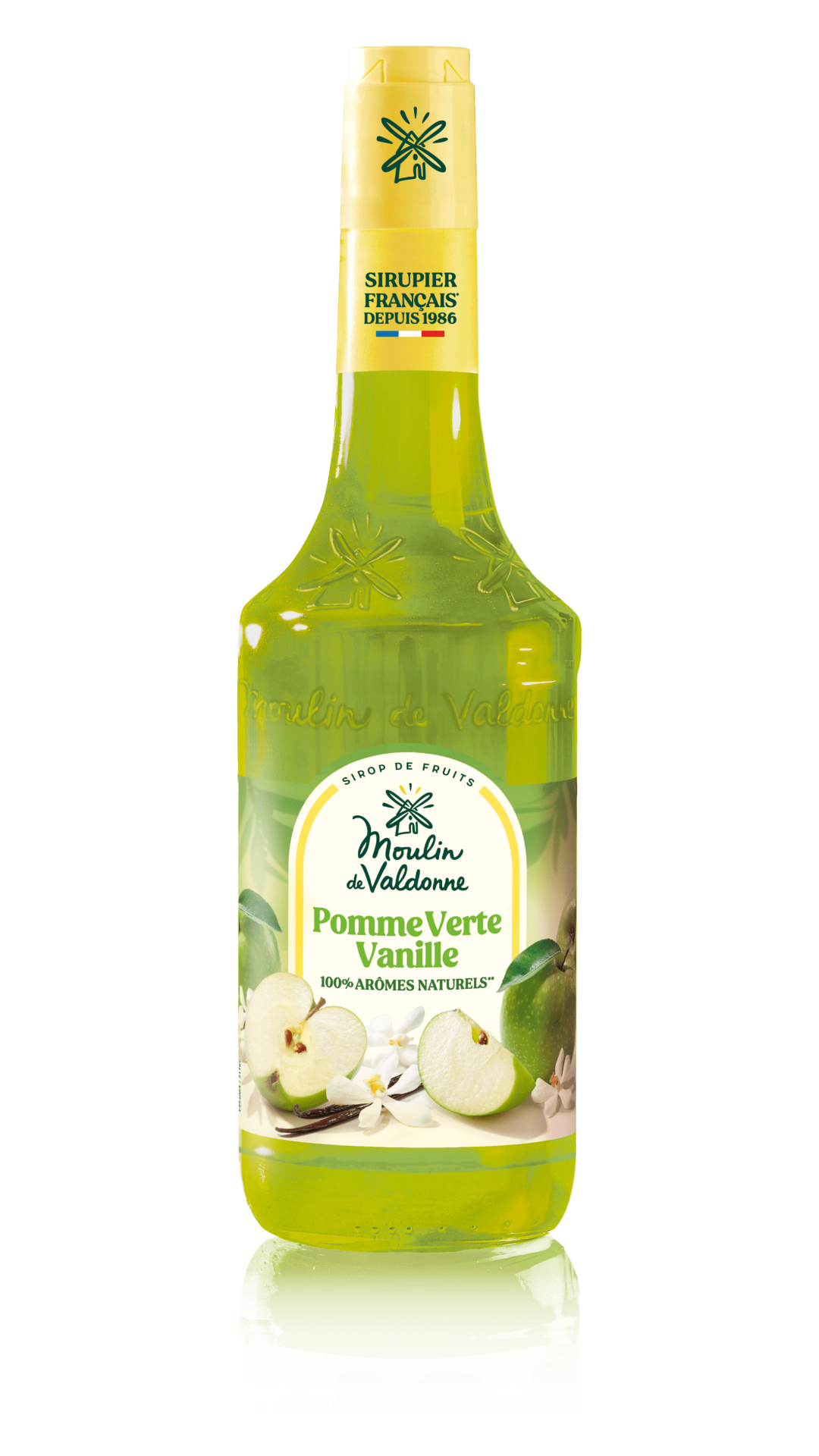 Moulin de Valdonne Sirup grüner Apfel & Vanille