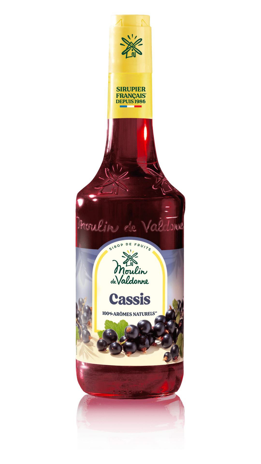 Moulin de Valdonne Sirup Cassis (schw. Johannisbeere)