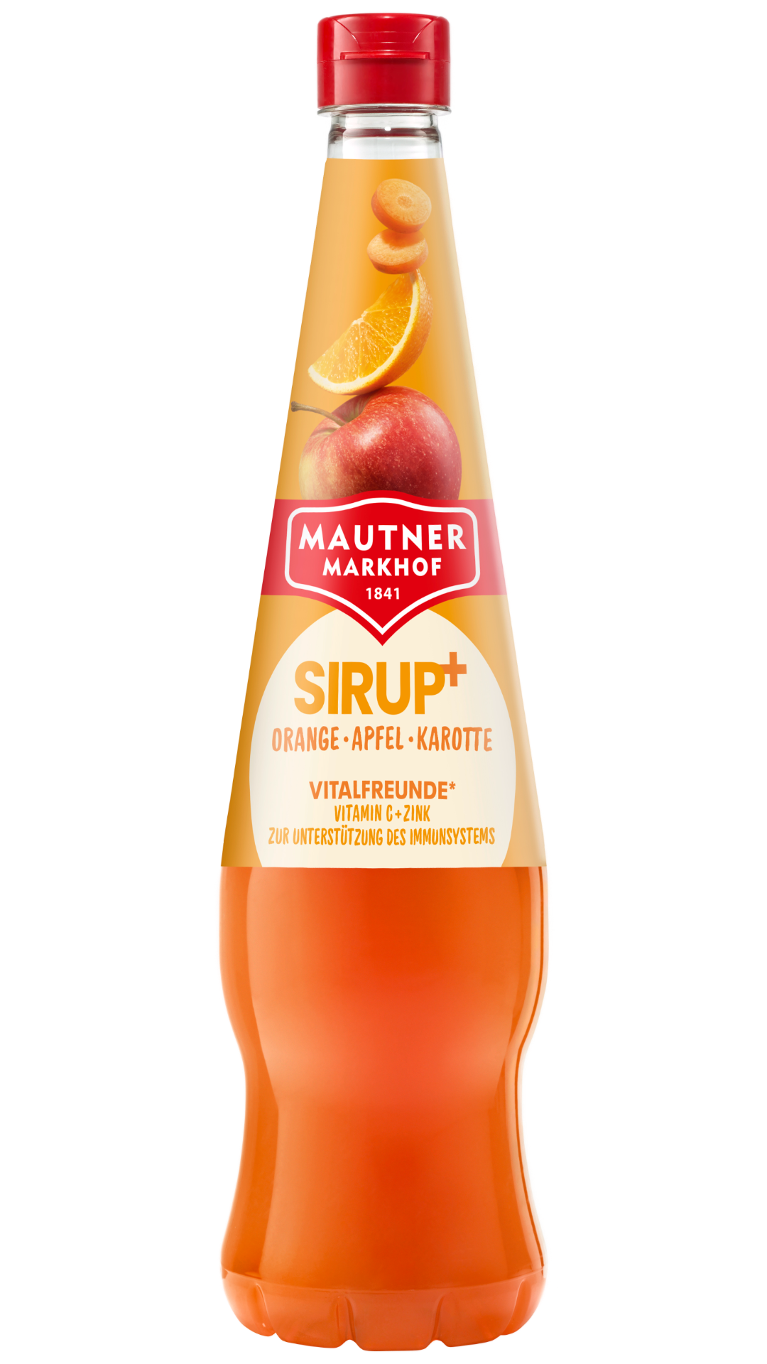 Mautner Markhof Sirup+ Vitalfreunde Orange-Apfel-Karotte